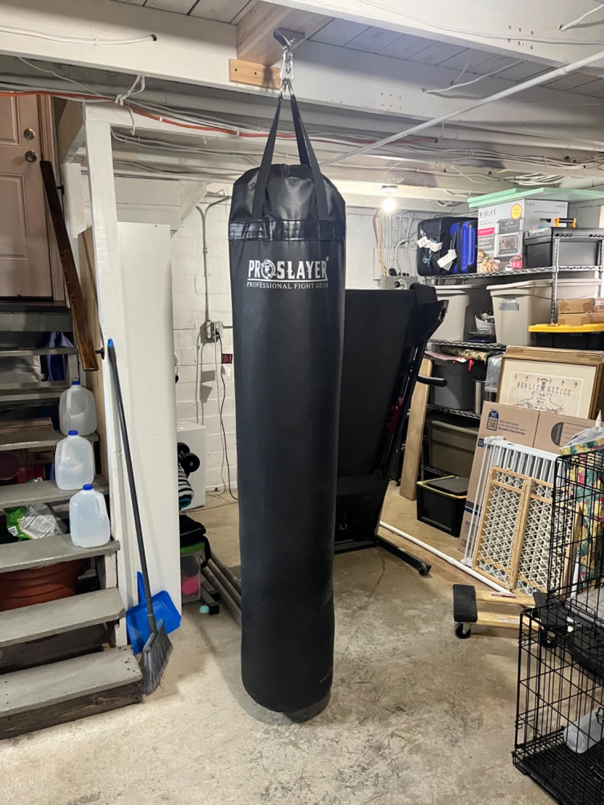 6ft Tall 150lb Muay Thai Kickboxing Boxing MMA Heavy Bag UNFILLED - Made in USA customer photo 2