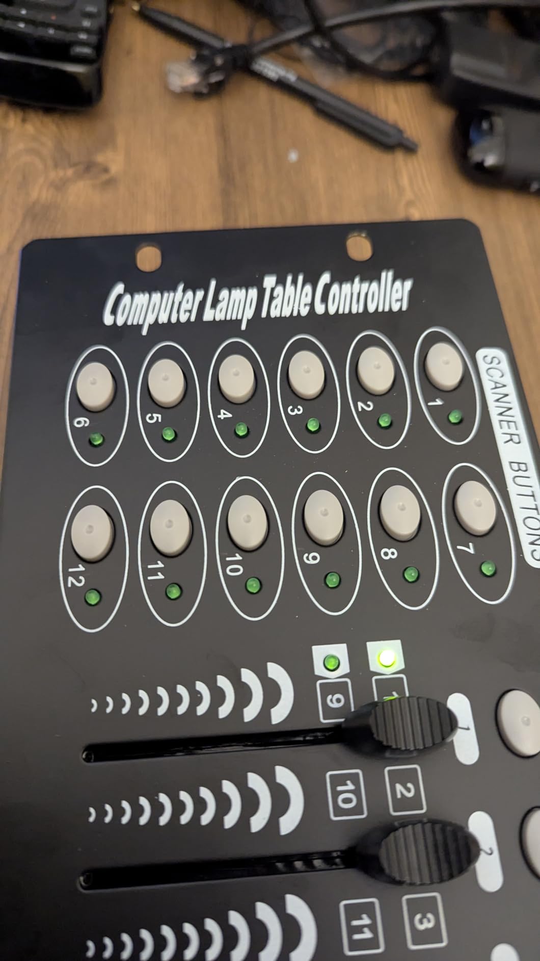 DMX Controller dmx512 192 Channel Stage Lighting Console | 240 Programmable Scenes, Sound Activated Mode, LED Display, DJ Light Controller for Party Pub Night Club DJ KTV Moving Heads customer photo 1
