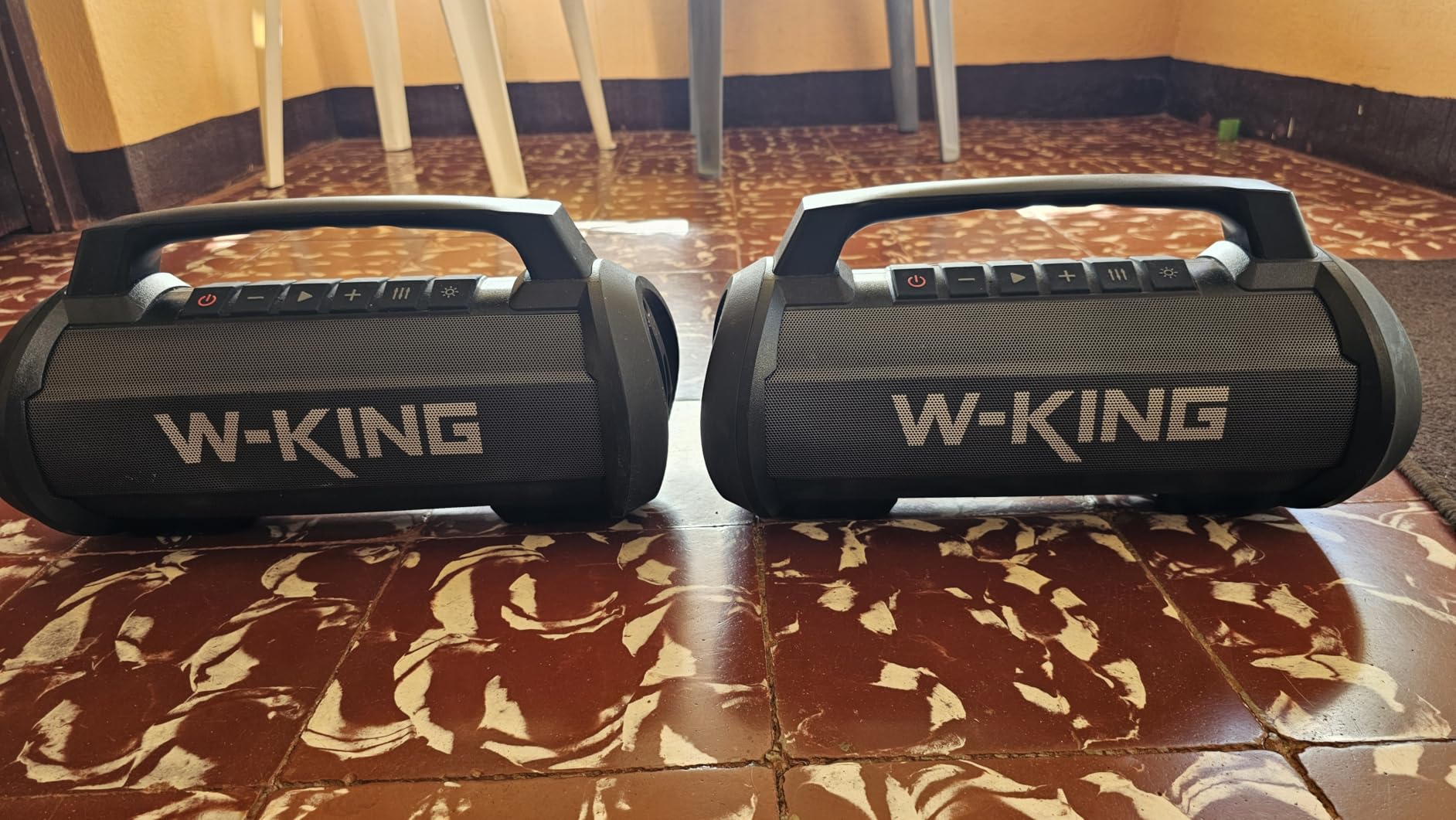 W-KING Portable Bluetooth Speaker, 120W Peak Loud Bass Boombox Outdoor | 70W Subwoofer, Stereo Pair, Deep Bass, 4 Drivers, IPX6, BT5.4, EQ, 42H, RGB, TF, Wireless Outdoor Speaker, 110dB Party Music customer photo 2
