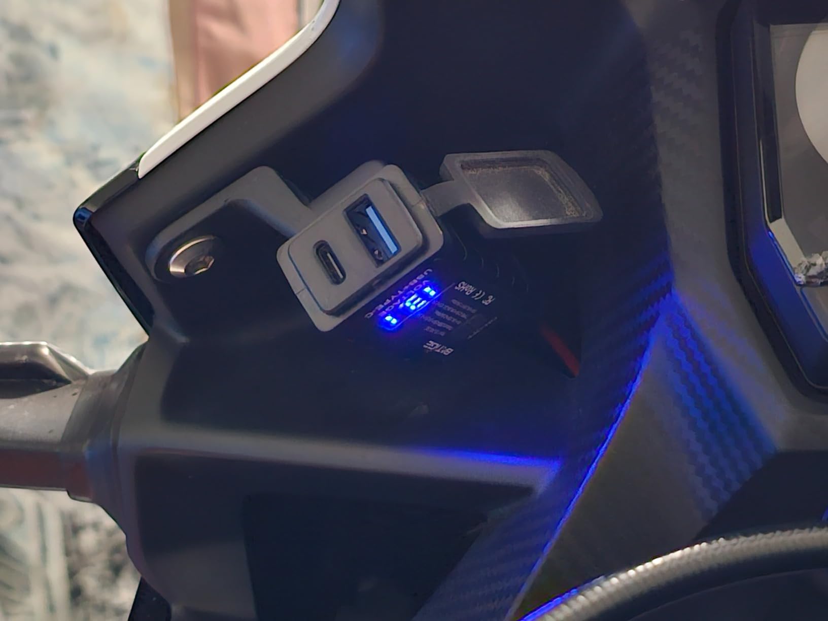 Motorcycle USB Charger SAE to USB Adapter Type C and USB 3.0 customer photo 2