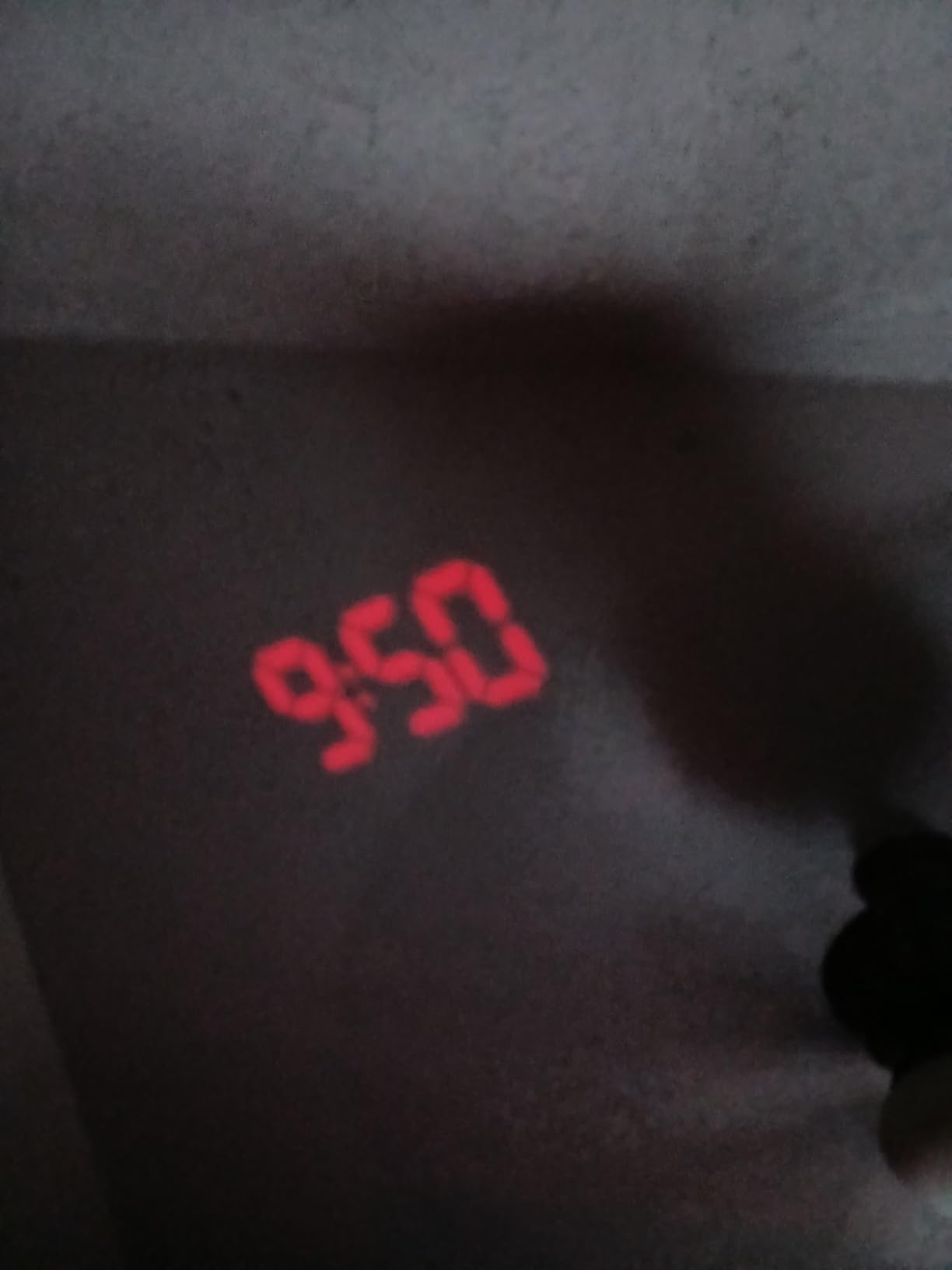 Projection Alarm Clock for Bedroom Ceiling, 180° Projector, Dual Alarm customer photo 2