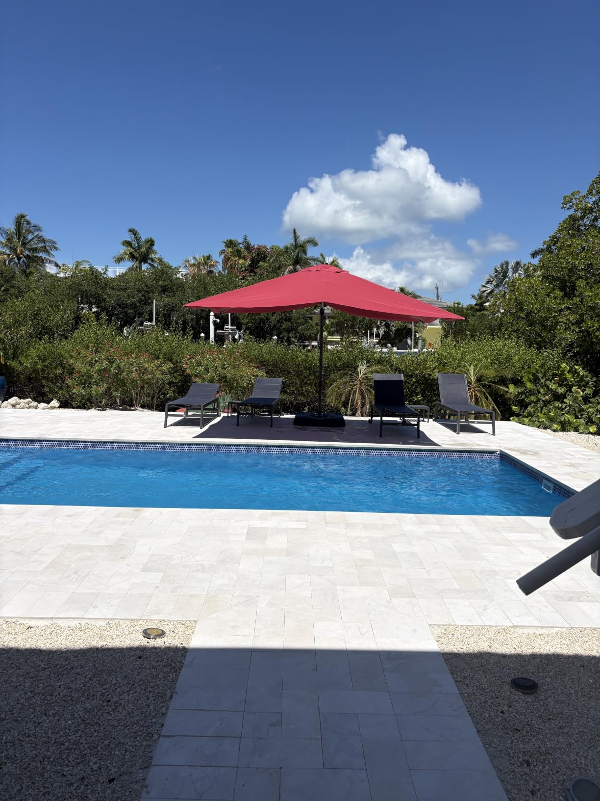 PURPLE LEAF Patio Umbrella Base SBL4090 Water &Sand Filled Weighted Base Outdoor Umbrella Base for Offset Cantilever Umbrella 200 Lbs customer photo 1