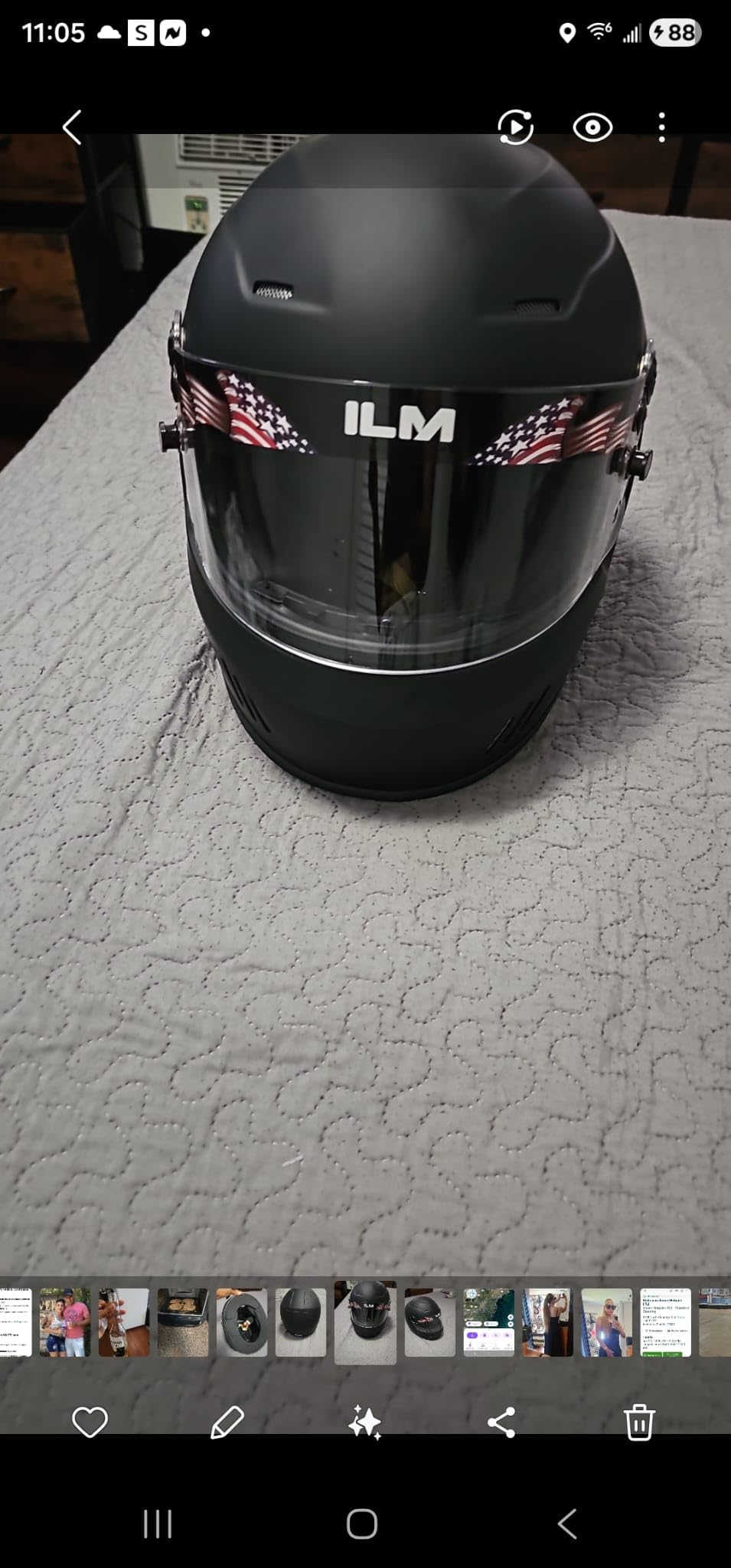 ILM Snell SA2025 Full Face Auto Car Racing Helmet for Men and Women Model 760 customer photo 1