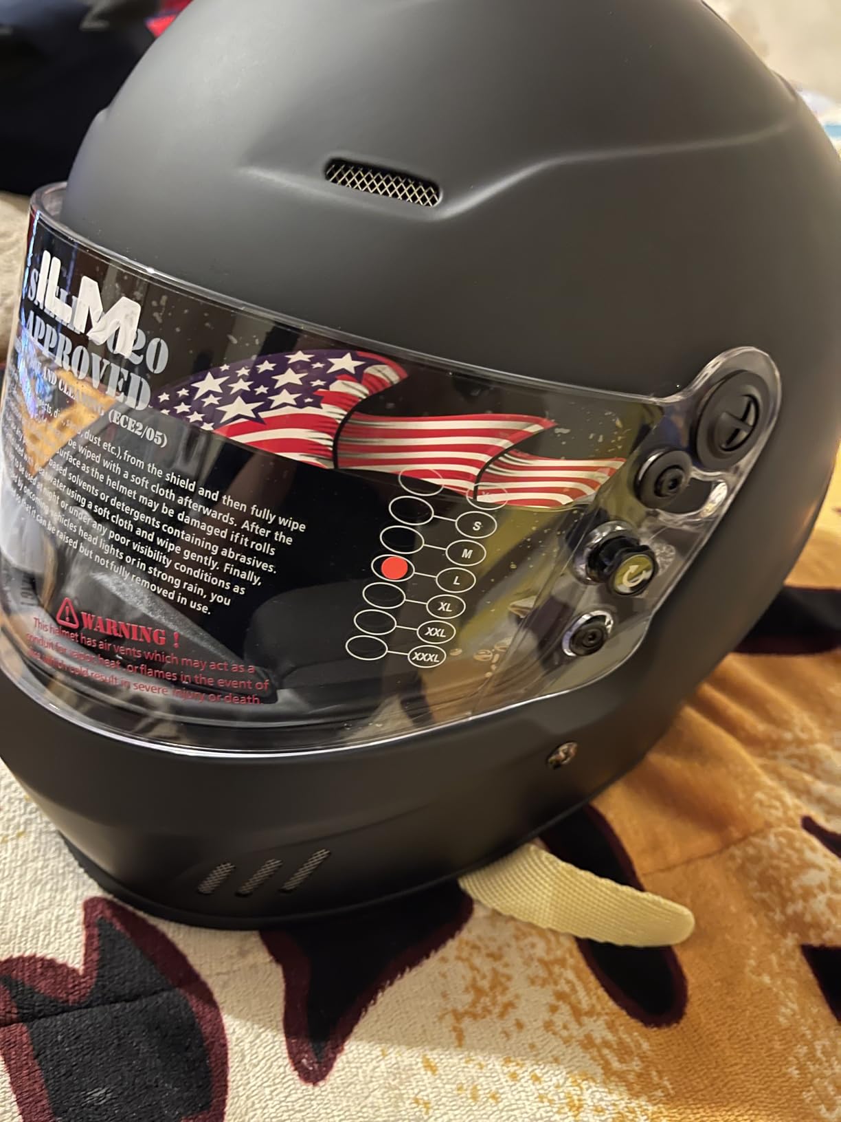 ILM Snell SA2025 Full Face Auto Car Racing Helmet for Men and Women Model 760 customer photo 2