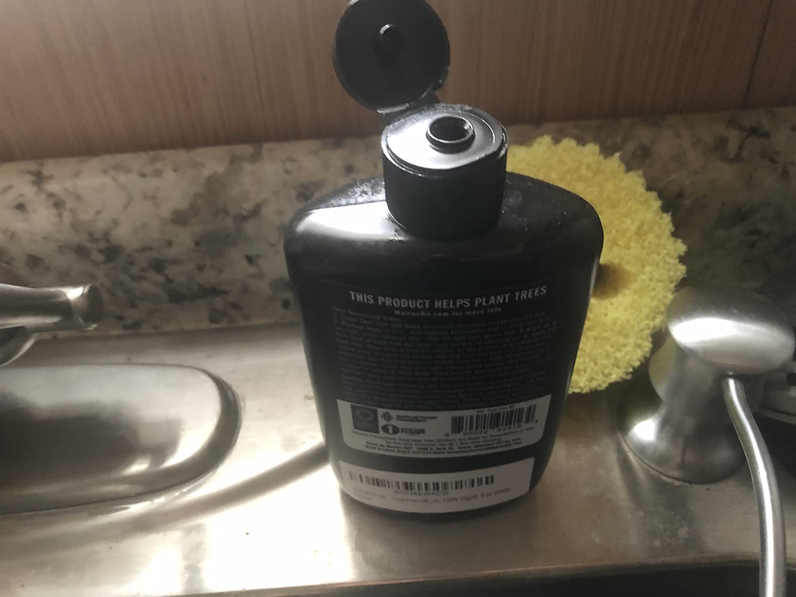 WALRUS OIL - Cast Iron Oil, High Smoke Point Safflower Oil for Seasoning, Maintaining Cast Iron, 8 oz customer photo 1