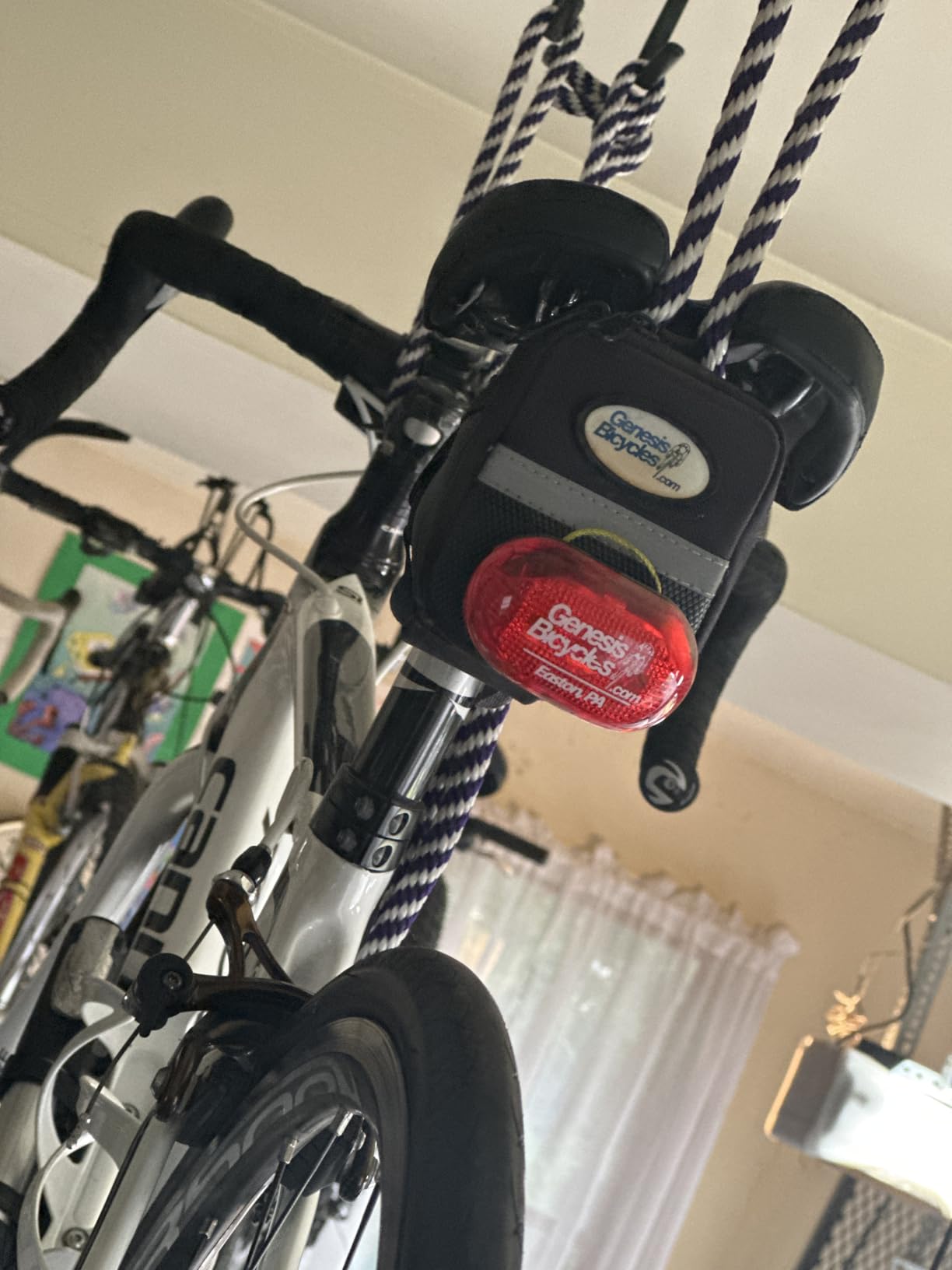 Wallmaster Ceiling Bike Hanger, Bicycle Lift Hoist Pulley System for Garage customer photo 2