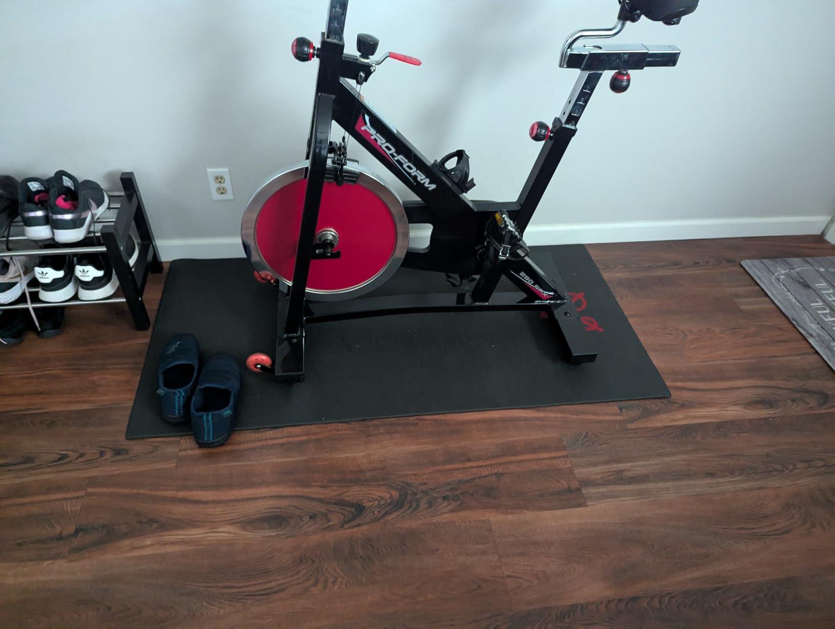 Bike Mat Compatible with Peloton Bike, 6mm Floor Protector customer photo 1