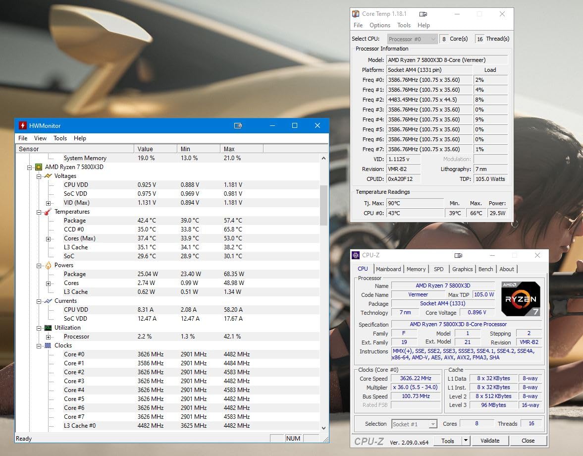 AMD Ryzen 7 5800X3D 8-core, 16-Thread Desktop Processor with AMD 3D V-Cache Technology customer photo 2