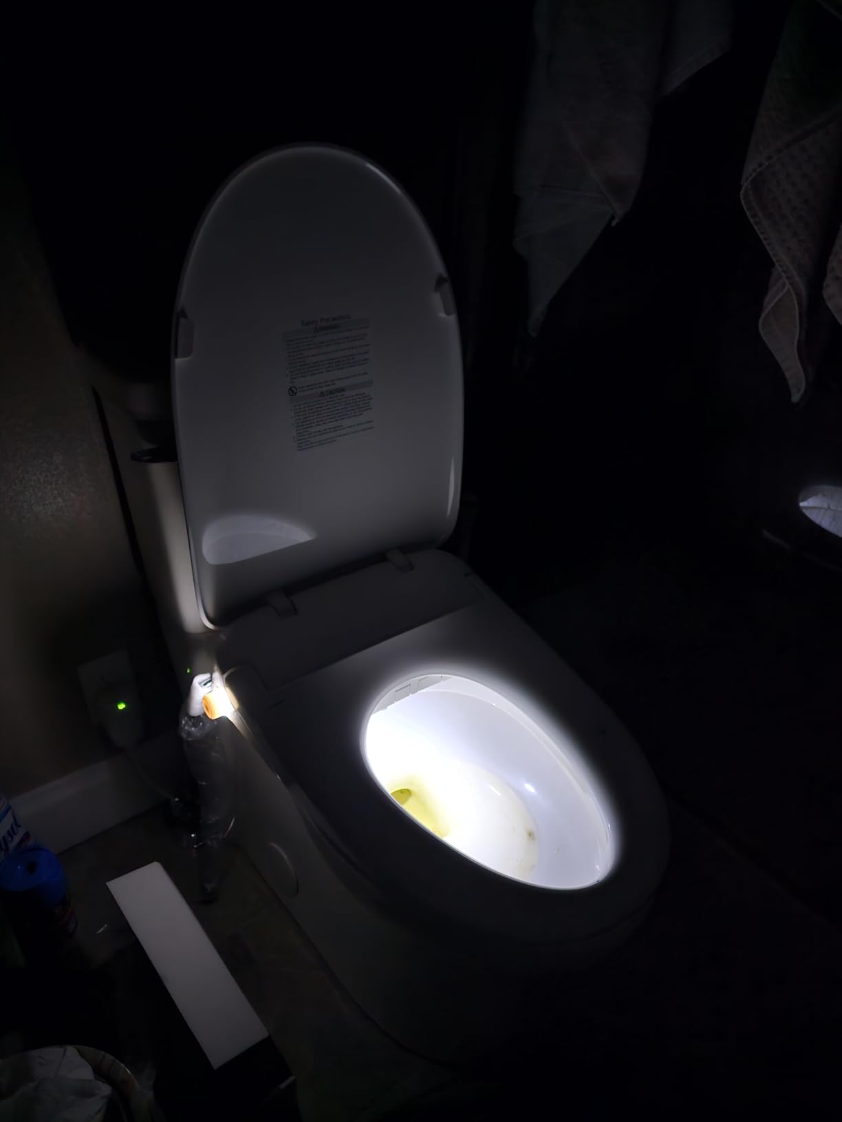ALPHA BIDET UX Pearl Bidet Toilet Seat in Elongated White | Ultra Low Profile | Endless Warm Water | Arced Stainless Steel Nozzle | LED Nightlight | Dryer | Deodorizer | 3 Year Warranty customer photo 1