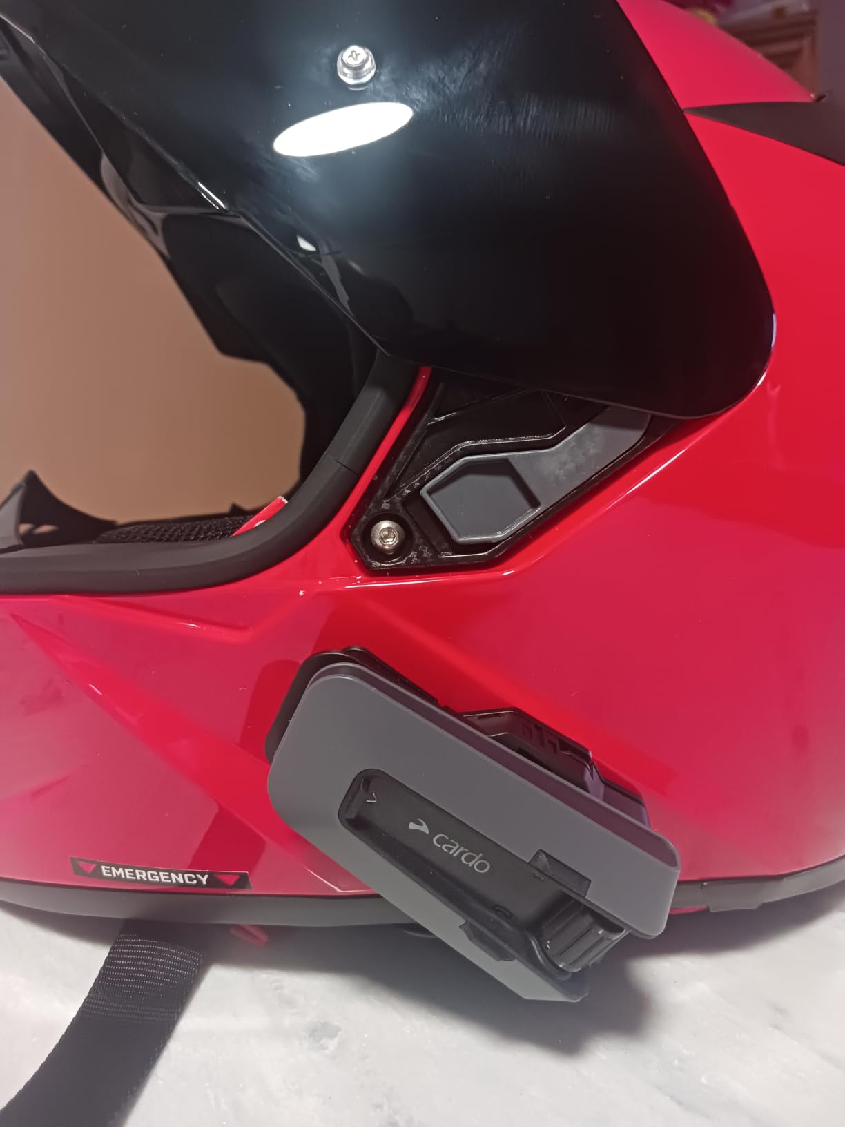 Cardo PACKTALK Edge Motorcycle Bluetooth Communication System Headset Intercom - Dual Pack customer photo 1
