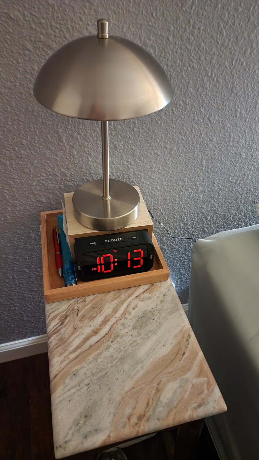 Odokee Digital Dual Alarm Clock for Bedroom with 0-100% Dimmable Display customer photo 1