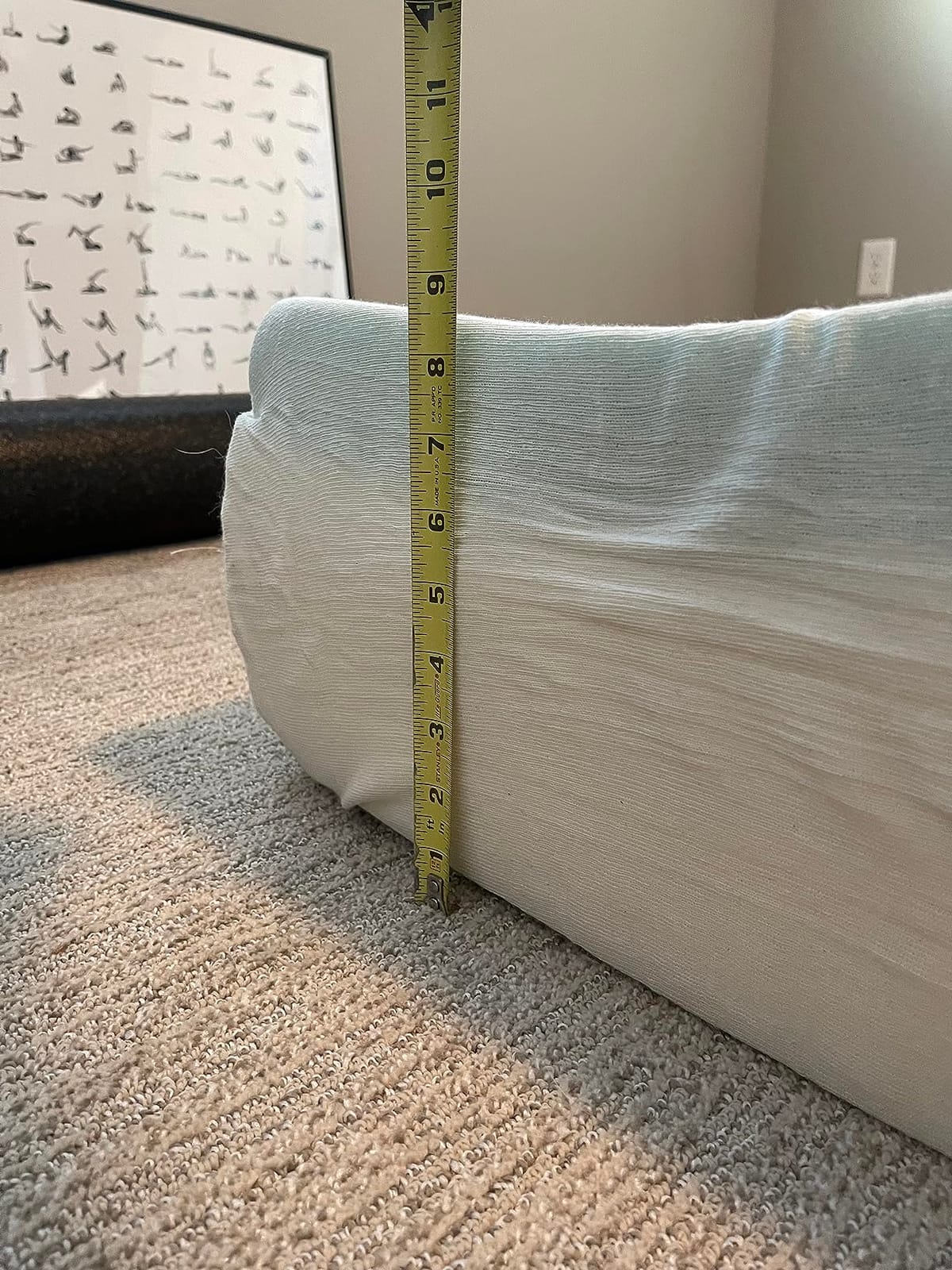 FDW 10 Inch Queen Mattress | Medium Firm | Gel Memory Foam | White | Dual Construction | Pressure Relief, Cooling Foam, Removable and Washable Cover | Bed in a Box, CertiPUR-US Certified customer photo 2