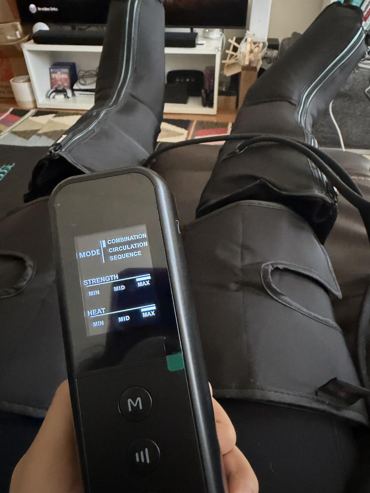 CINCOM Leg Massager with Heat and Air Compression for Pain Relief FSA - HSA customer photo 2