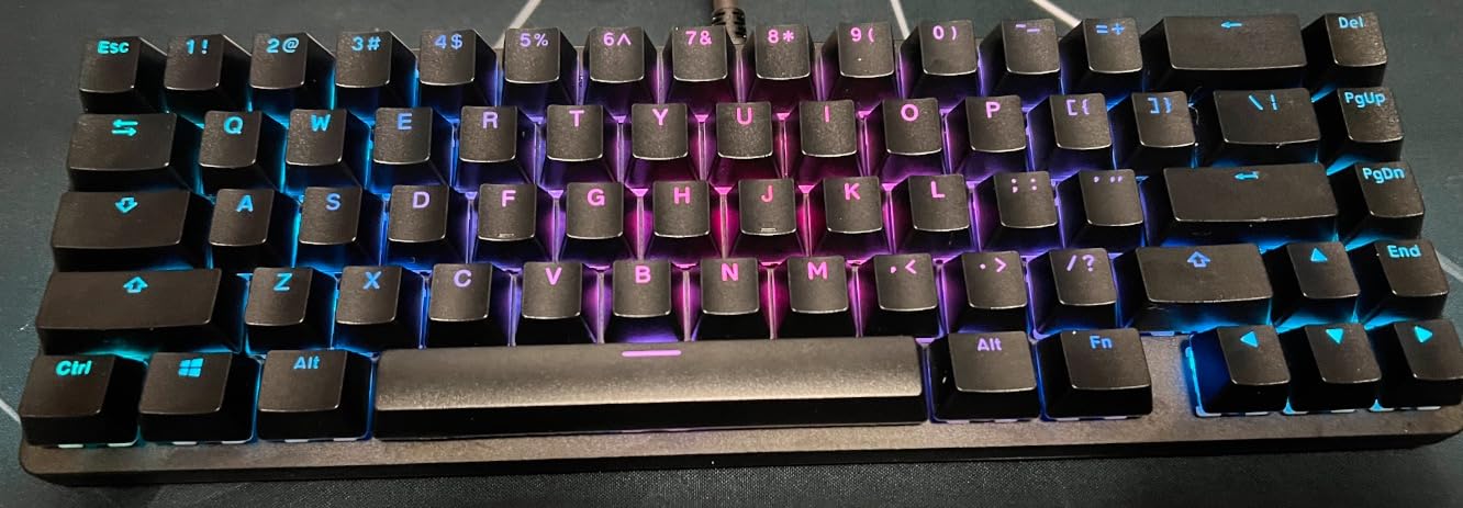 Glorious GMMK 2 Compact 65% Barebones (Frame Only) - Mechanical Gaming Keyboard Frame, Compact TKL Size (65%), Aluminium, Customisable, Per Key RGB, American QWERTY Layout - White customer photo 1