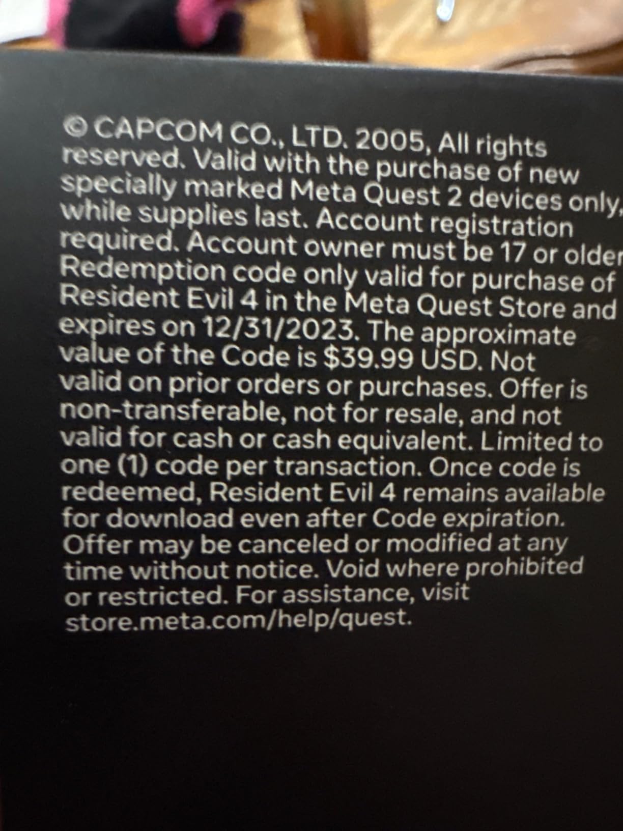 Meta Quest 2 Resident Evil 4 bundle with Beat Saber 256 GB — Advanced All-In-One Virtual Reality Headset customer photo 2