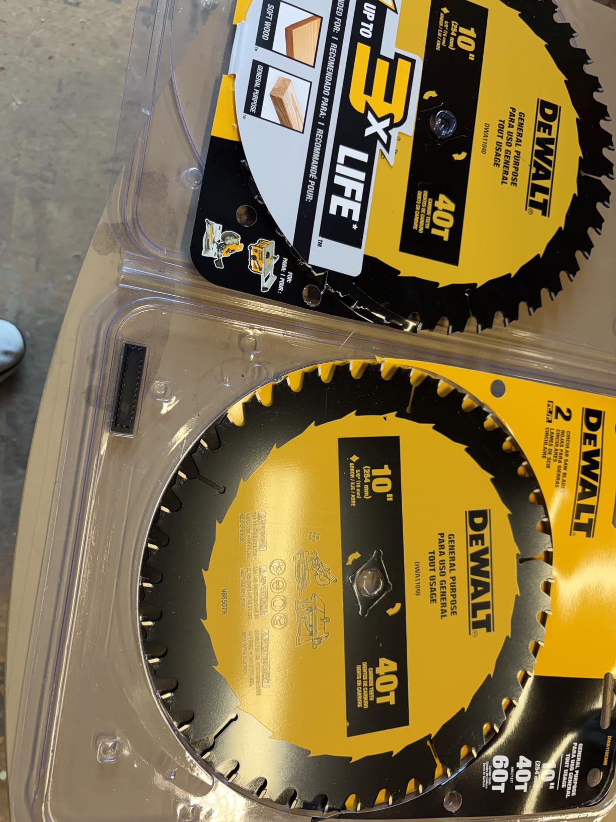 DEWALT Table Saw Blade, 10 inch, 80 Tooth, Fine Finish, Ultra Sharp Carbide (DWA11080) customer photo 2