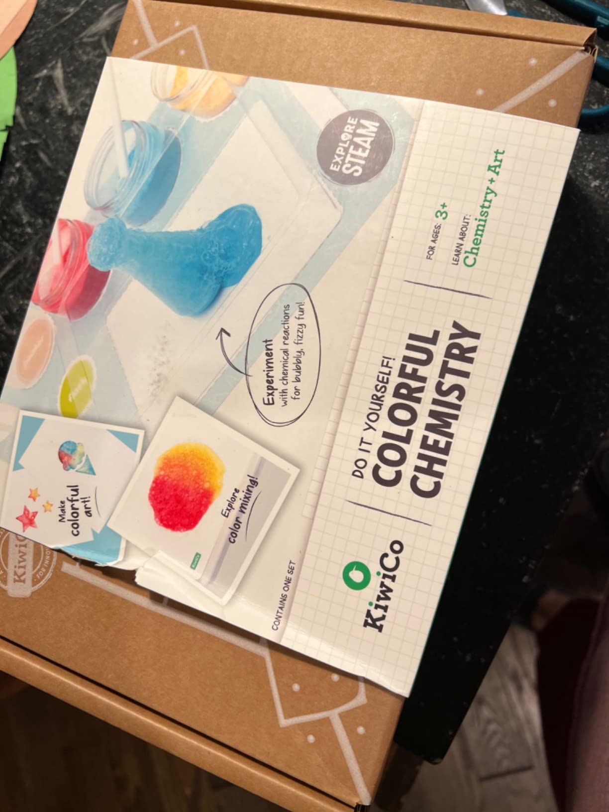 KiwiCo - Colorful Chemistry Set and Science Kit with Safe Chemical Reactions, for 3-8 Year Old Boys & Girls customer photo 1
