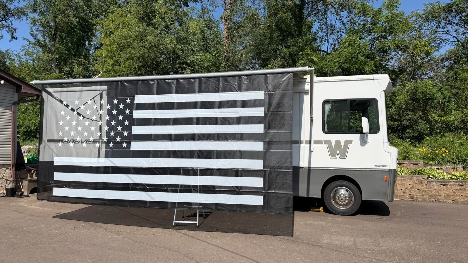 RV Awning Mesh Sun Shade Screen for Motorhome Camper Trailer Sunshade customer photo 2