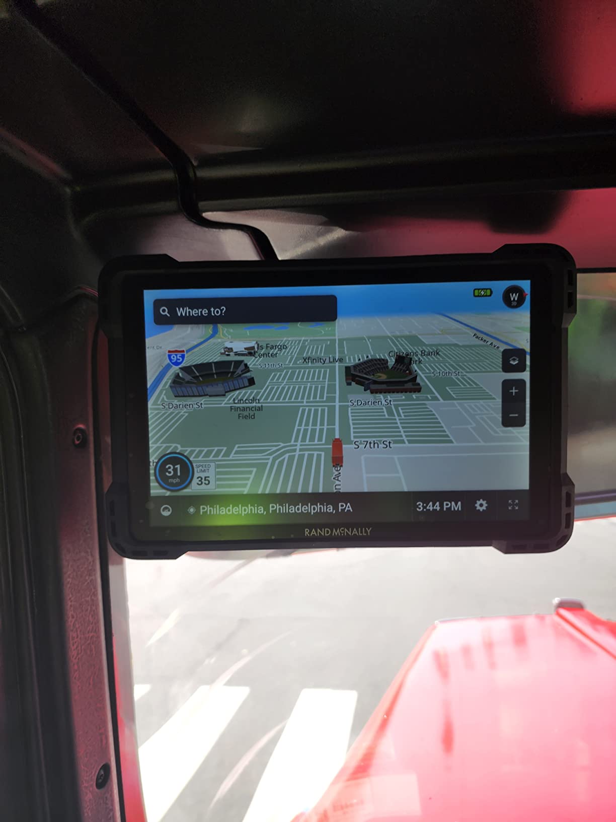 Rand McNally TND 1050 10-inch GPS Truck Navigator with Industry's Best Custom Trucking Routes, Rand Navigation 2.0, Download 2025 Maps + Built-in Camera customer photo 2