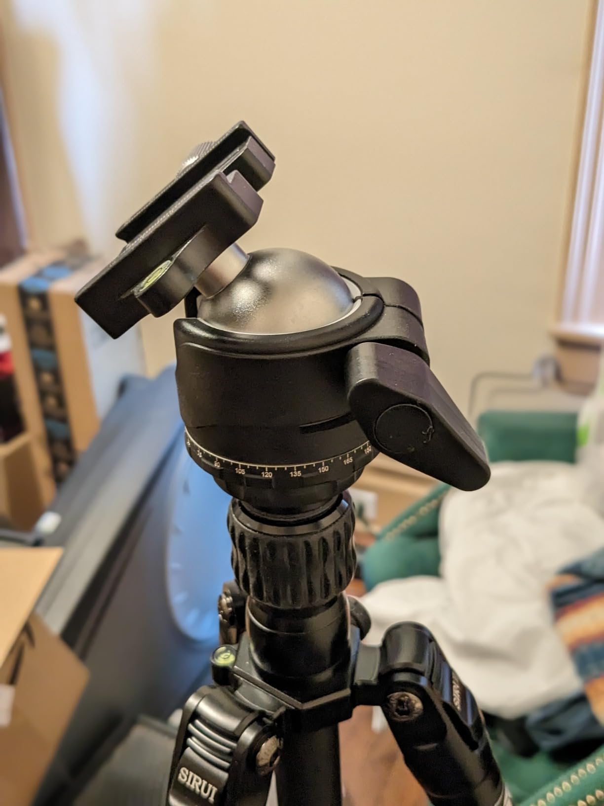 CAVIX MT-03 Camera Panoramic Tripod Head Small Ball Head with Arca Swiss Quick Release Plate Bubble Level Load Capacity 11 lbs/5 kg, for DSLR/Mirrorless Camera Tripod, Travel & Landscape Photography customer photo 1