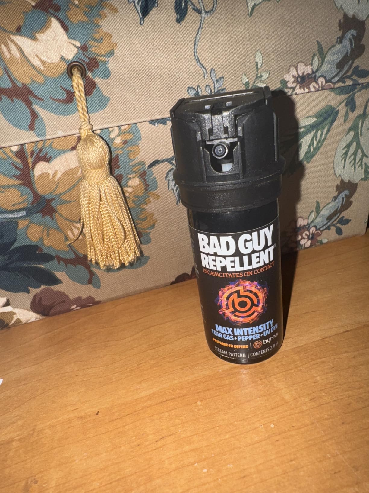Byrna BGR MAX Pepper Spray + Tear Gas with Belt Clip | Maximum Stopping Power | Attacker Tracker UV Marking DYE Technology | Military Strength Self-Defense Stream Spray - 2 OZ customer photo 1