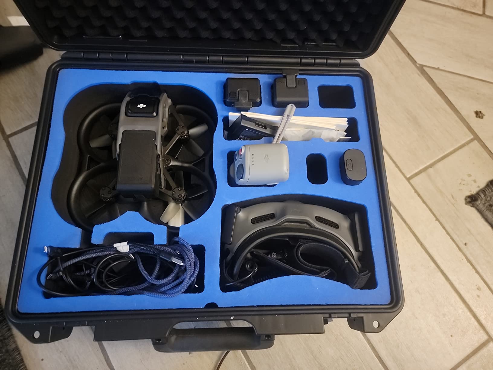 Lykus Titan AT110 Waterproof Hard Case for DJI Avata, Goggles 2/Goggles Integra, and FPV Remote Controller, Support up to 9 Avata batteries and 3 Goggles batteries [CASE ONLY] customer photo 1