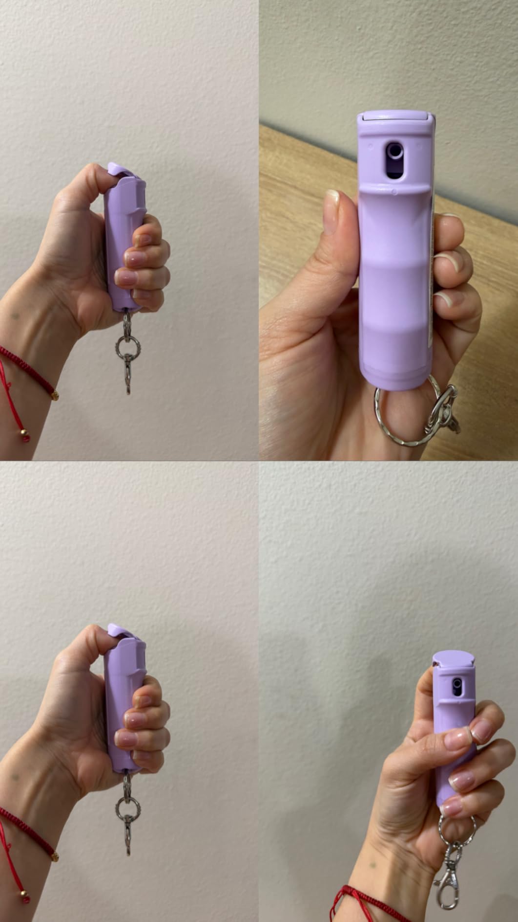 Sabre Pepper Gel Spray with Fast Flip Top Safety & Snap‑Clip Keychain for Self Defense - Max Strength with UV Dye, Finger Grip, Reduces Wind Blowback,10-Sec Spray,14ft Range, Made in USA, 0.54 fl oz customer photo 1