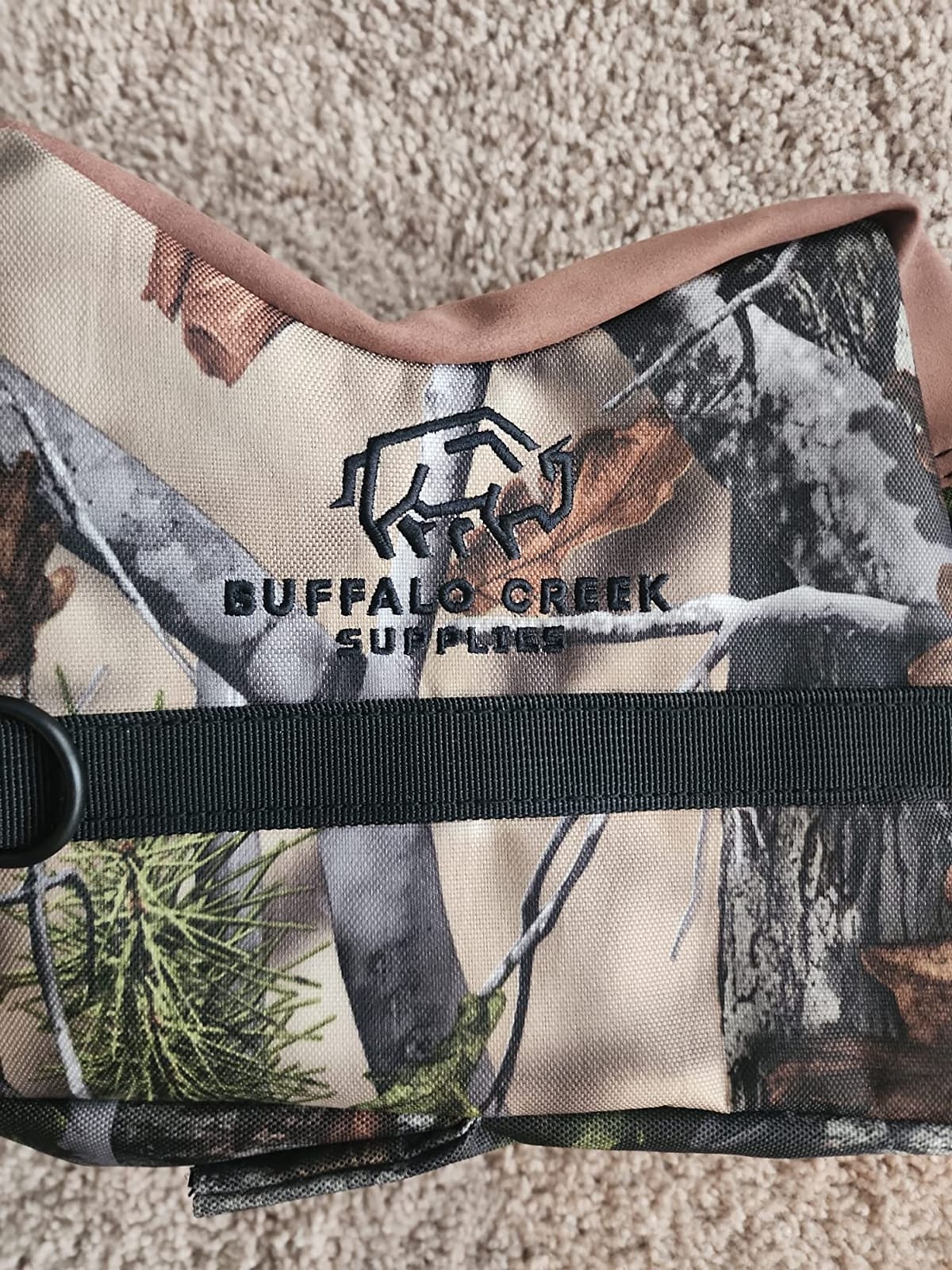 Buffalo Creek Supplies All Weather Durable Front and Rear Shooting Rest Bags, Rifle Rest Sand Bag for Bench Rest Shooting, Hunting, Target & Competitive Sports Shooting-Unfilled customer photo 2