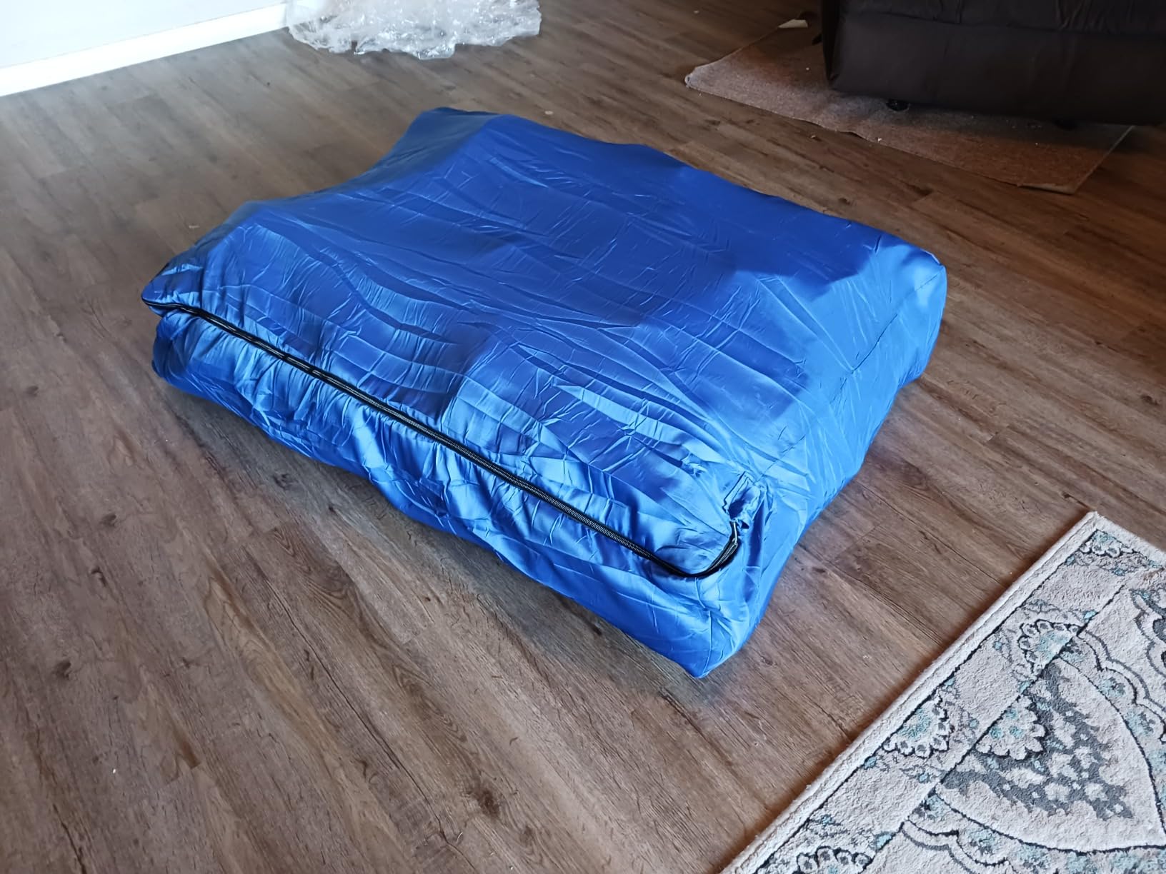Foamma Crash Pad – (36’’ X 36’’) (3 Ft X 3 Ft) – Sensory Crash Pad with Foam Blocks for Autistic Kids, Soft Fabric & Washable Cover – Ideal for Kids and Adults to Jump, Play, or Relax customer photo 2