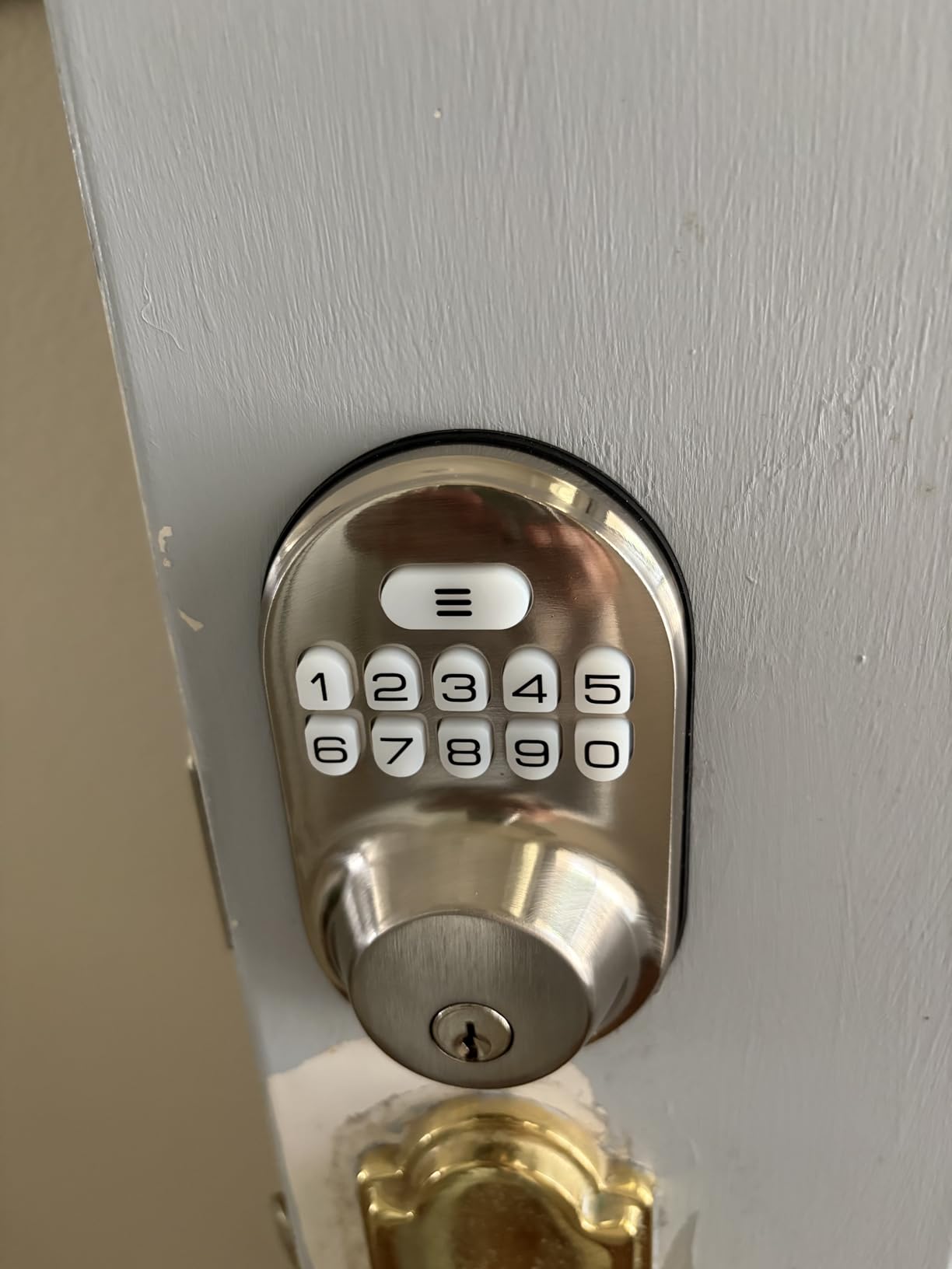 Veise RZ-A Electronic Keypad Deadbolt Door Lock, Matte Black customer photo 2