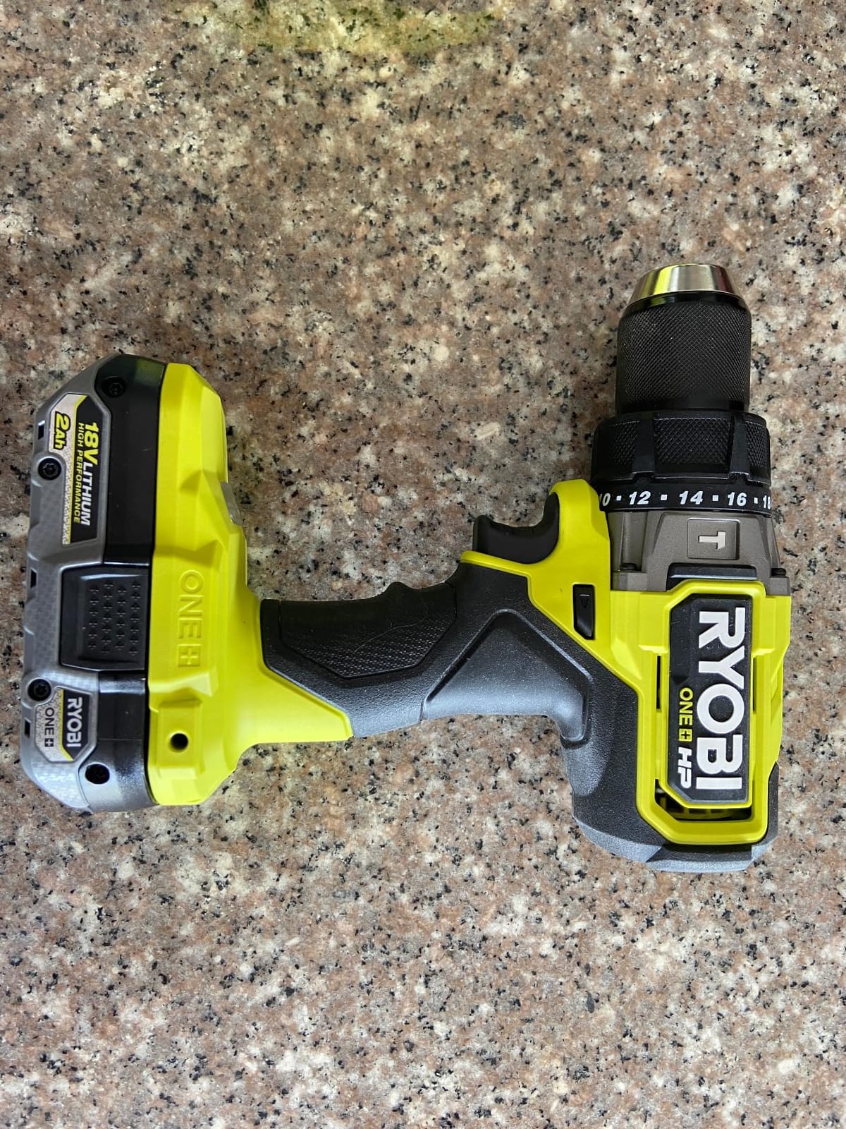 RYOBI ONE+ HP 18V Brushless Cordless 1/2 in. Hammer Drill Kit with (2) 2.0 Ah Batteries, Charger, and Bag (PBLHM101K2) customer photo 1