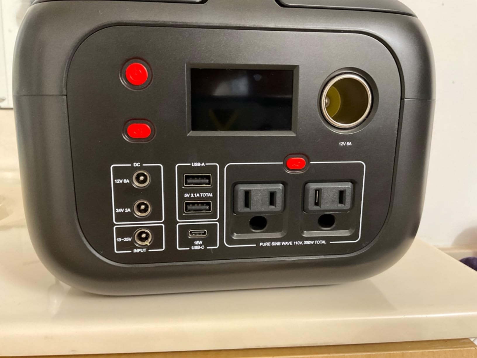 ENOFLO Portable Power Station 600W, 296Wh Lithium Battery Backup customer photo 1