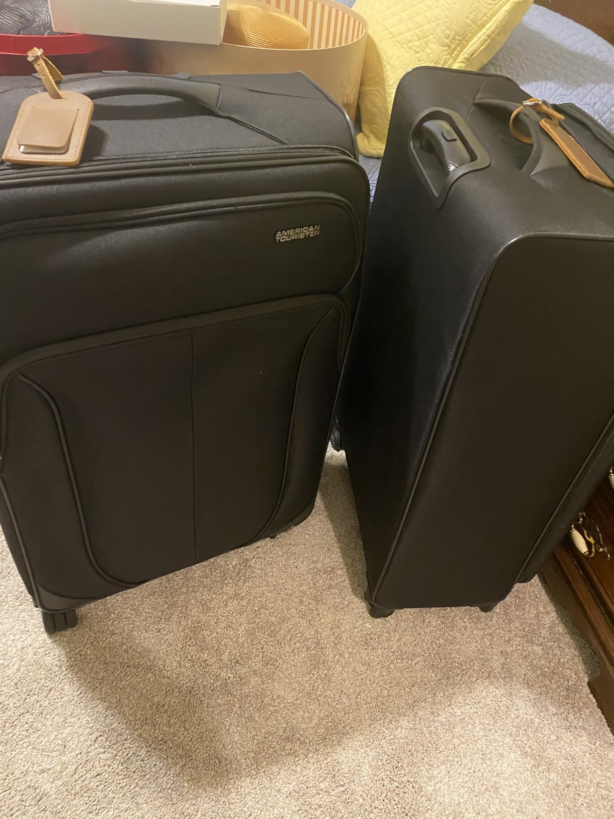 American Tourister 4 KIX 2.0 Expandable Softside Luggage with Spinner Wheels, 20 SPINNER, CLASSIC BLUE customer photo 1