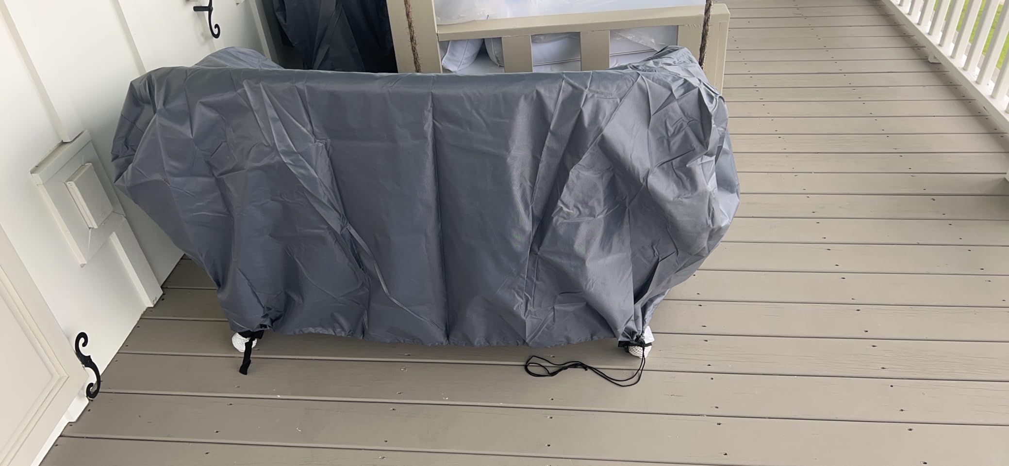 STARTWO Outdoor Furniture Cover Waterproof 4 Piece, Black, Regular, 420D customer photo 1