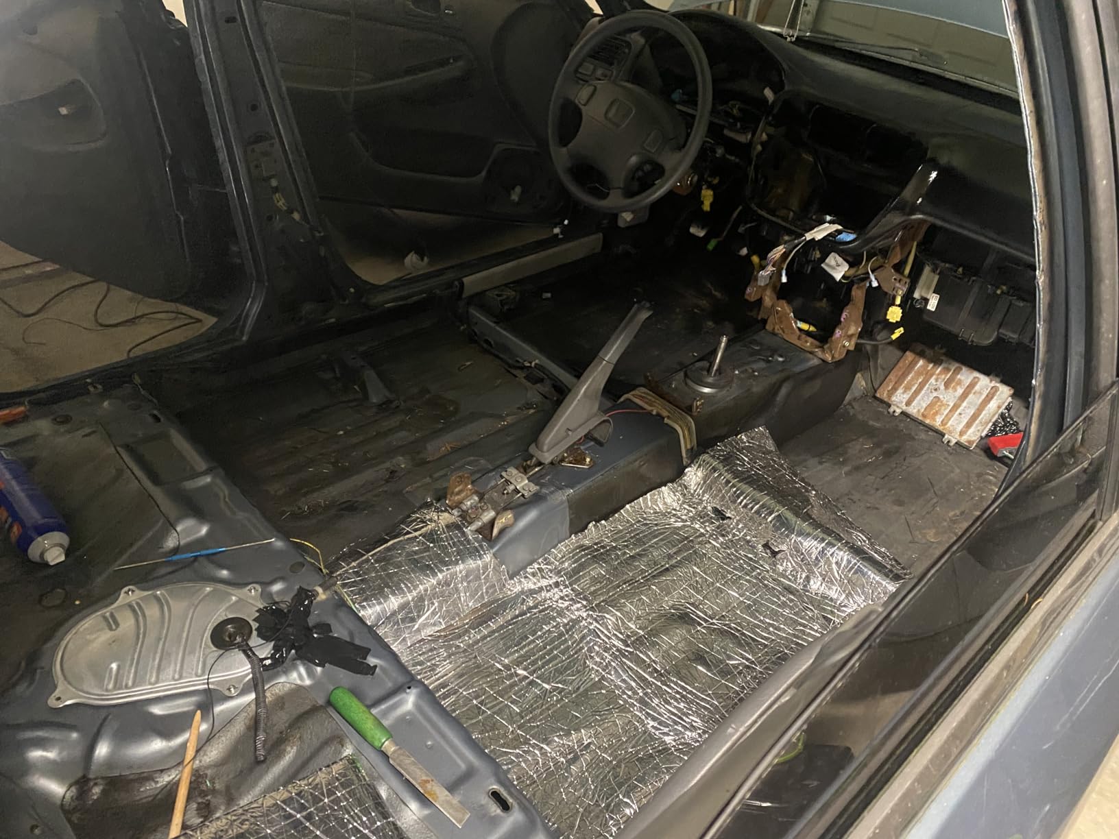 Car Heat Sound Deadening Insulation Mat, - 394 Mil 10.8 Sqft Automobile Sound Deadening & Heat Insulation Material for Auto Hood Engine Roof Door and Trunk,40 Inch x 40 Inch, Aluminum Foil Finish customer photo 1