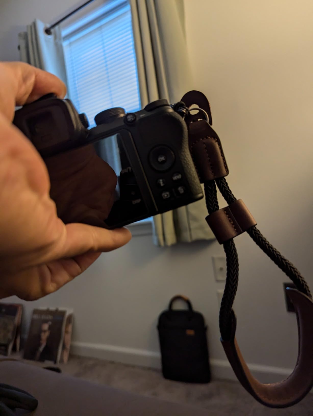 SMALLRIG Camera Wrist Strap, Vintage Leather Camera Hand Strap for Fujifilm, Adjustable Safety for Fujifilm X-T5 X-T4 X-T30 X-E4 X100VI, Brown - 3926 customer photo 2