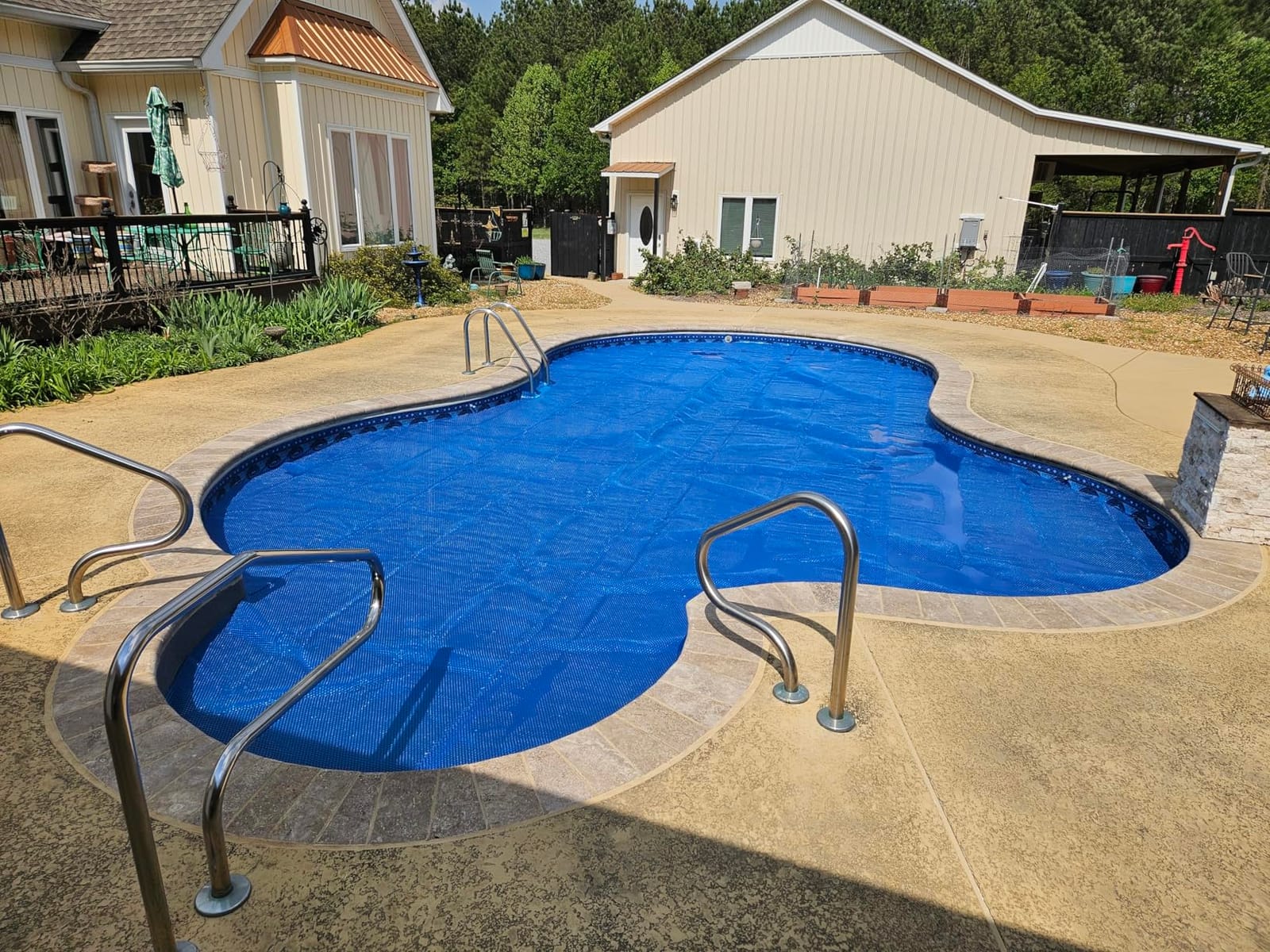 VINGLI 18x36ft Solar Pool Cover 12mil Rectangle Blue customer photo 2