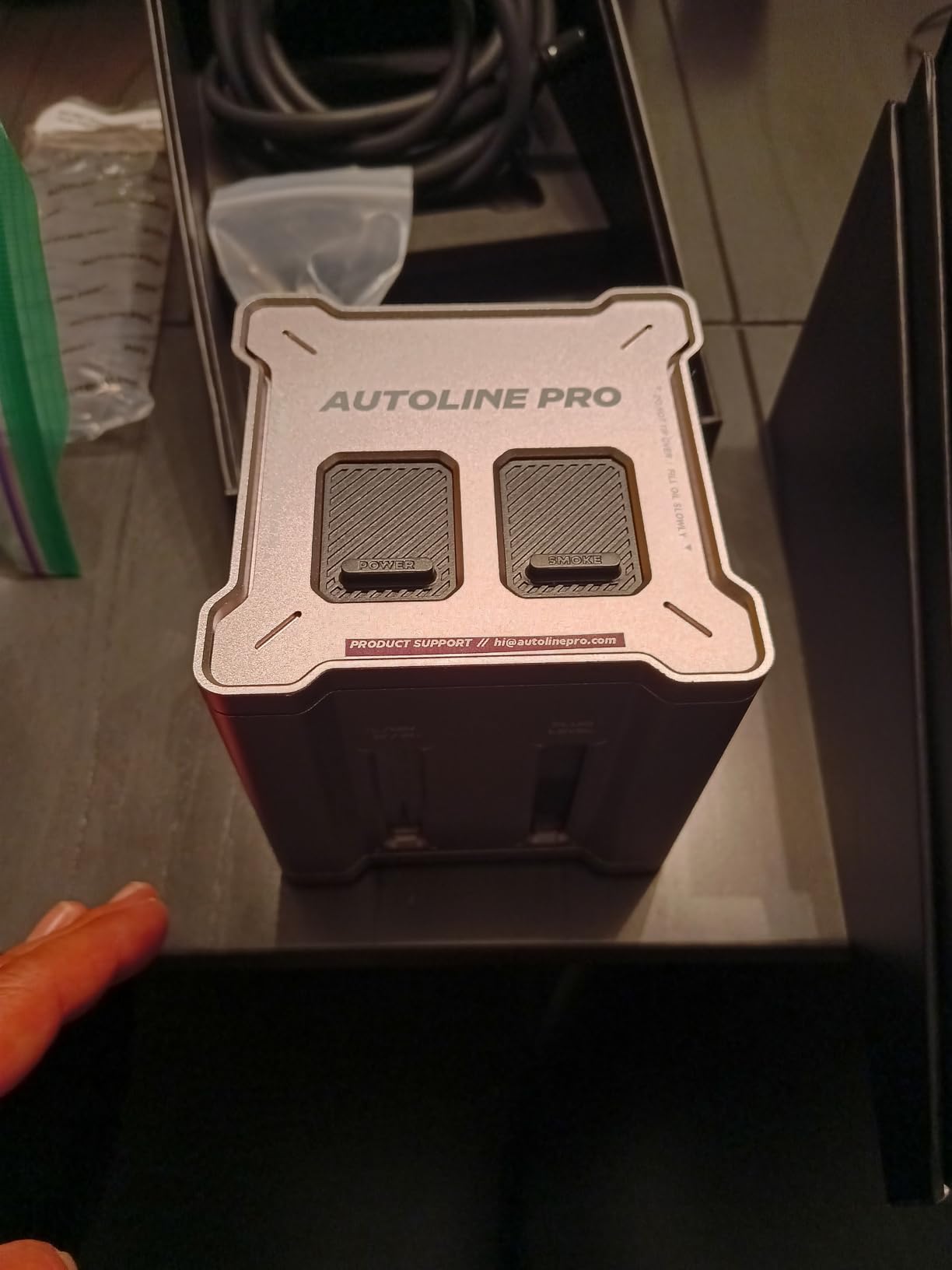 AutoLine Pro Automotive Ventus Smoke Machine Leak Tester EVAP Vacuum - World's #1 Self-Powered Li-Ion Battery Unit - OEM Odorless Fluid Lasts 500 Tests - Built-in Air Compressor - Cone Cap Plugs customer photo 2