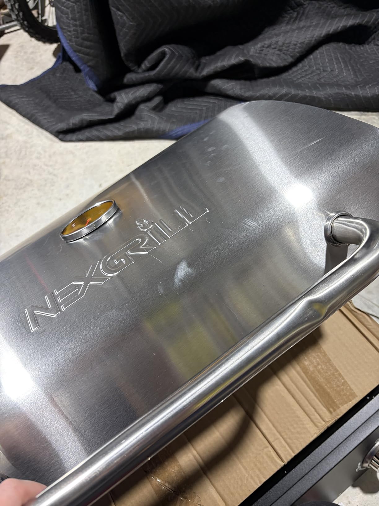 Nexgrill Propane 3 Burner Gas Grill, Side Tables with Stainless Steel Lid customer photo 1