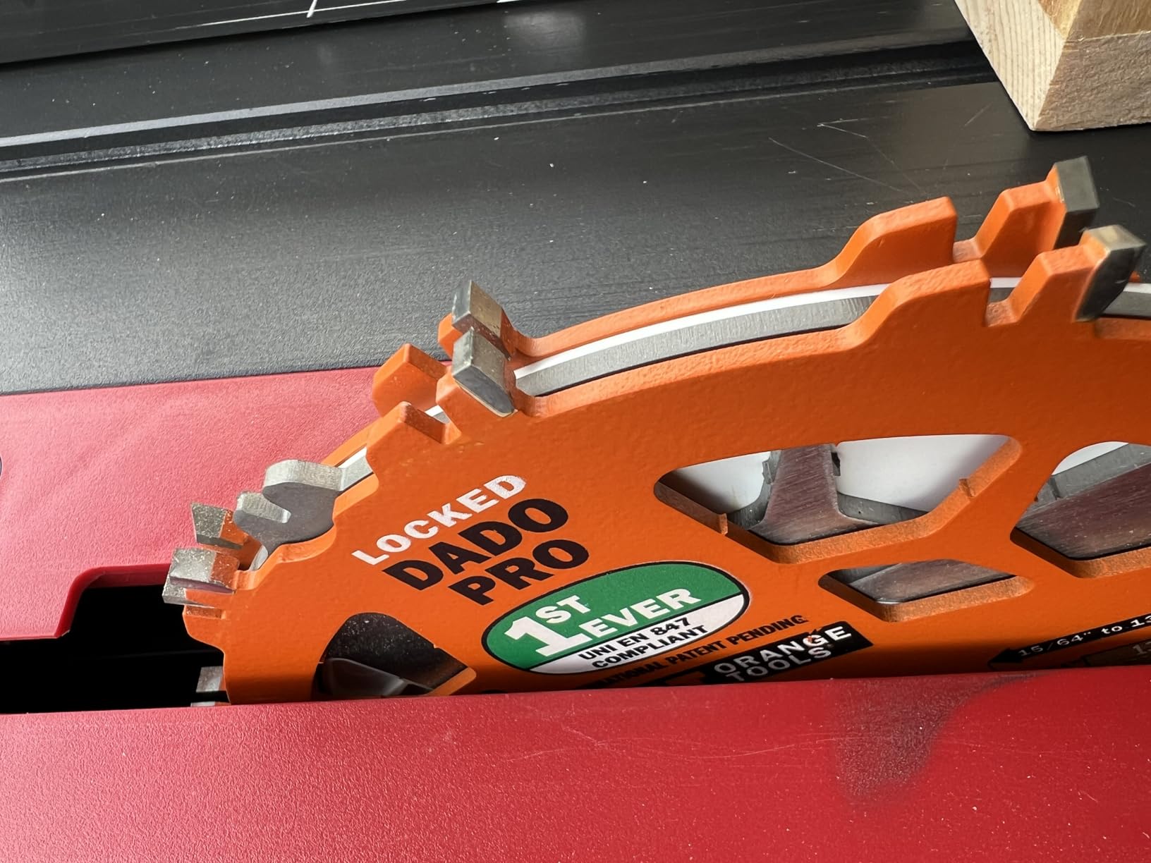 CMT ORANGE TOOLS 230.312.08 DADO Set Saw Blade HW D=8” B=5/8” Z12 FTG+ATB Orange PTFE customer photo 2