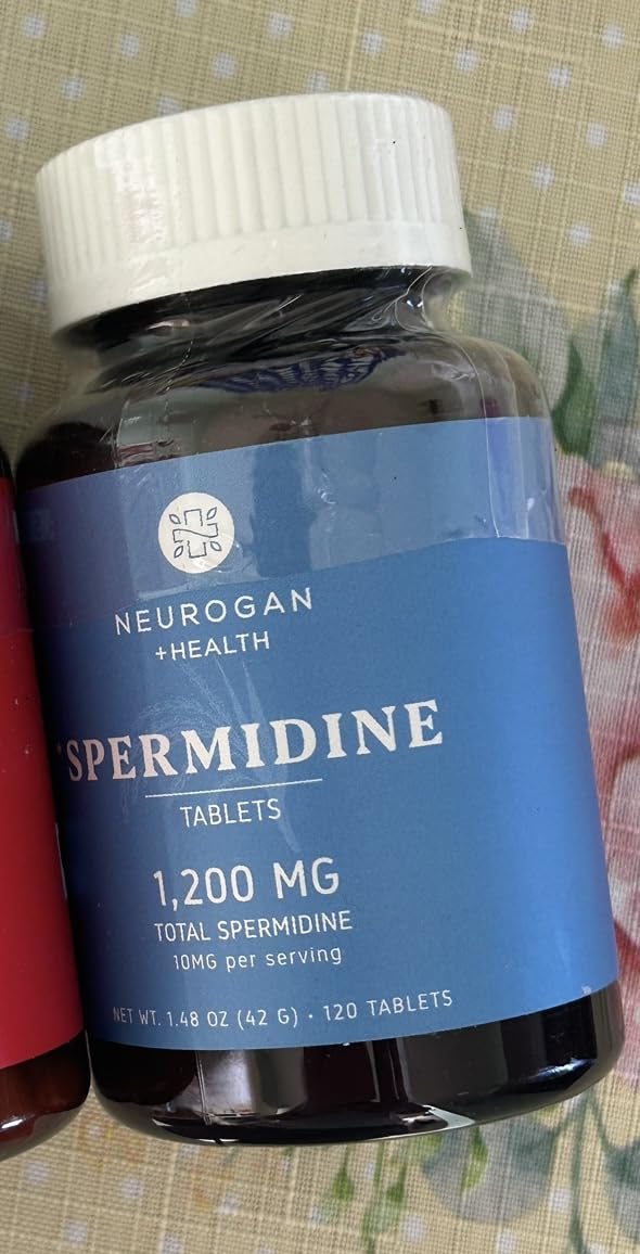 Neurogan Spermidine Supplement - 1200mg - 99% Pure 100x More Potent Than Rice & Wheat Germ Extract - for Cellular Health, Anti-Aging & Energy* - Made in USA - 10MG Per Serving - 120 Servings | Spermidine 3HCl Tablets, 10mg Per Serving, 4-Month Supply, Single-Ingredient, Healthy Aging, Cellular Energy, Made in USA customer photo 1