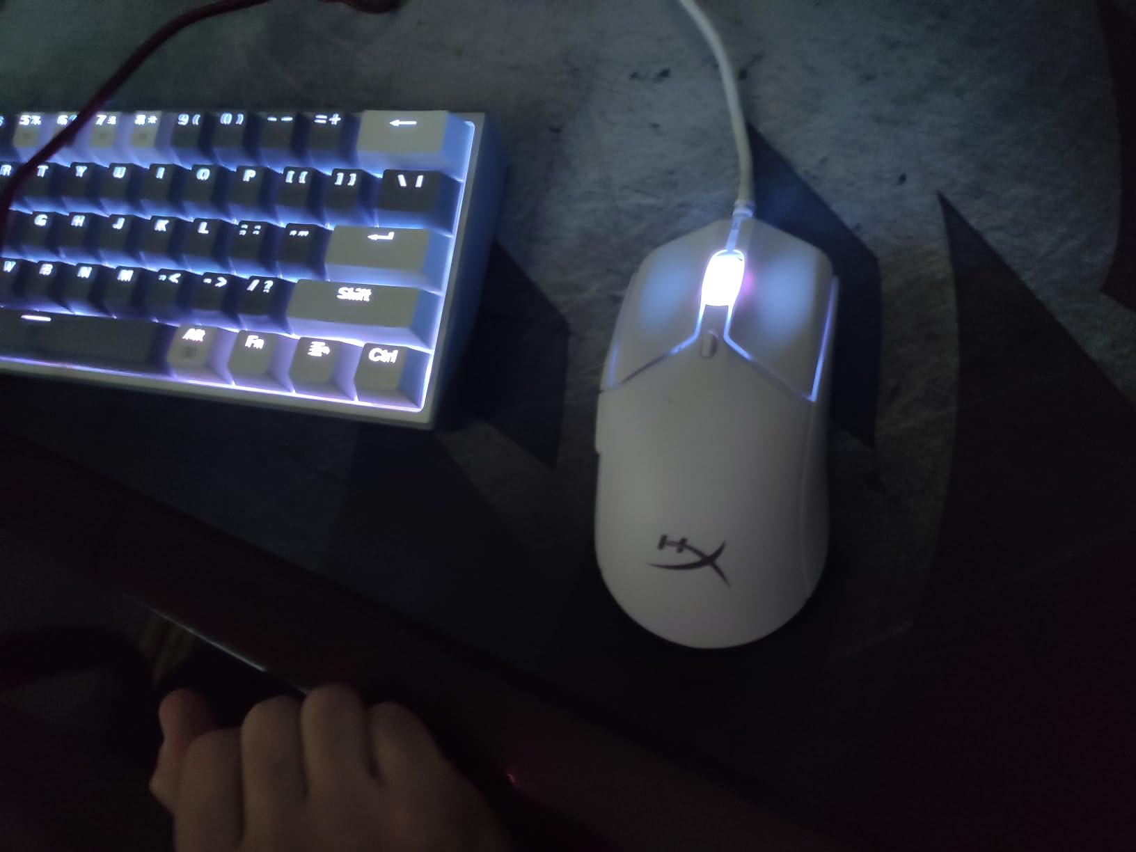 HyperX Pulsefire Haste 2 – Wired Gaming Mouse- Ultra Lightweight, 53g, 8000Hz Polling Rate, Precision Sensor, Hyperflex 2 Cable, Plug and Play – Black customer photo 1