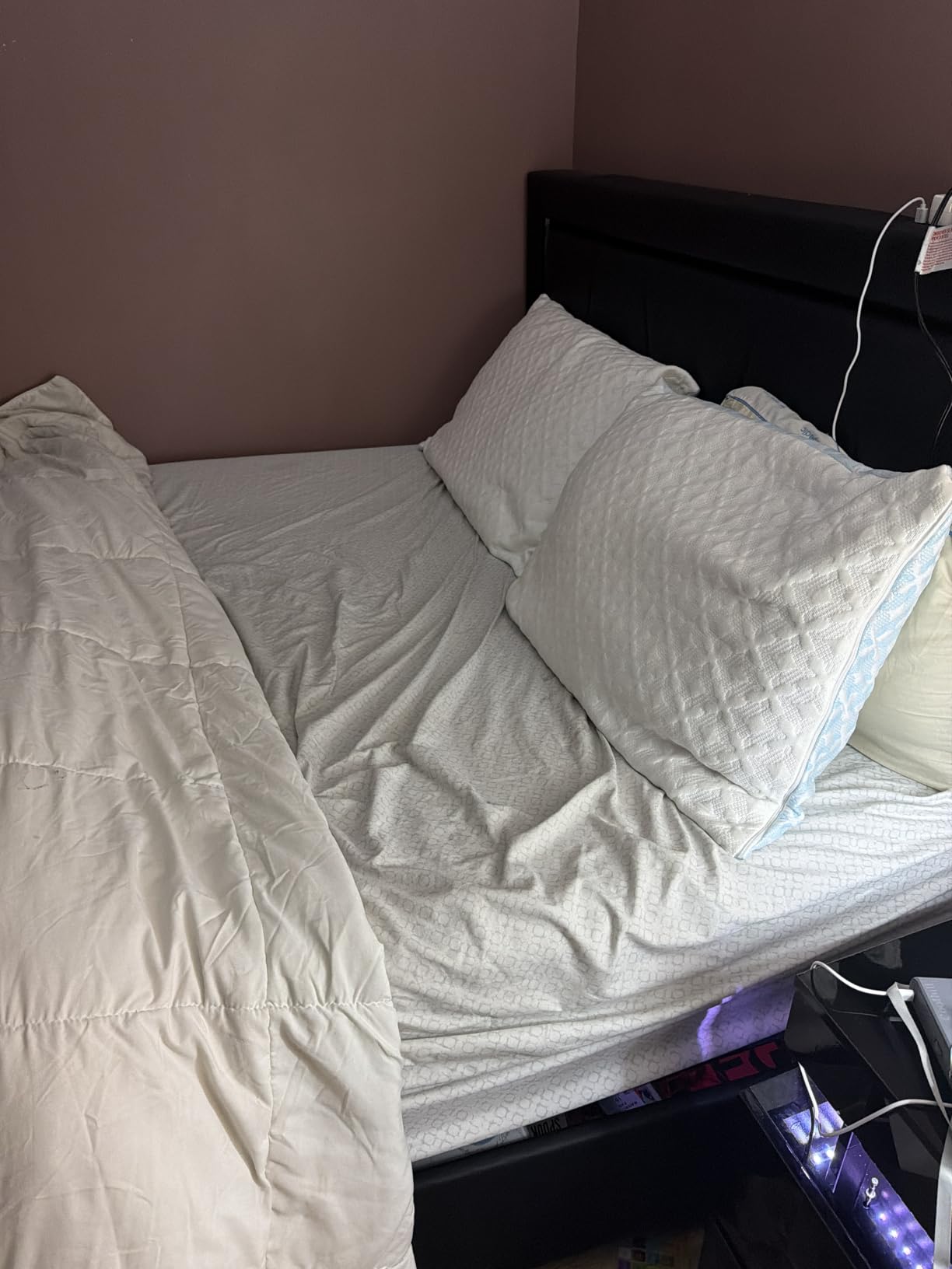 Celestial Sleep 12 Inch Full Mattress, Made in The USA, CertiPUR-US, Oeko-Tex, and Fiberglass-Free Certified Cooling Bed, Gel Memory Foam Mattress in a Box - Soft customer photo 1