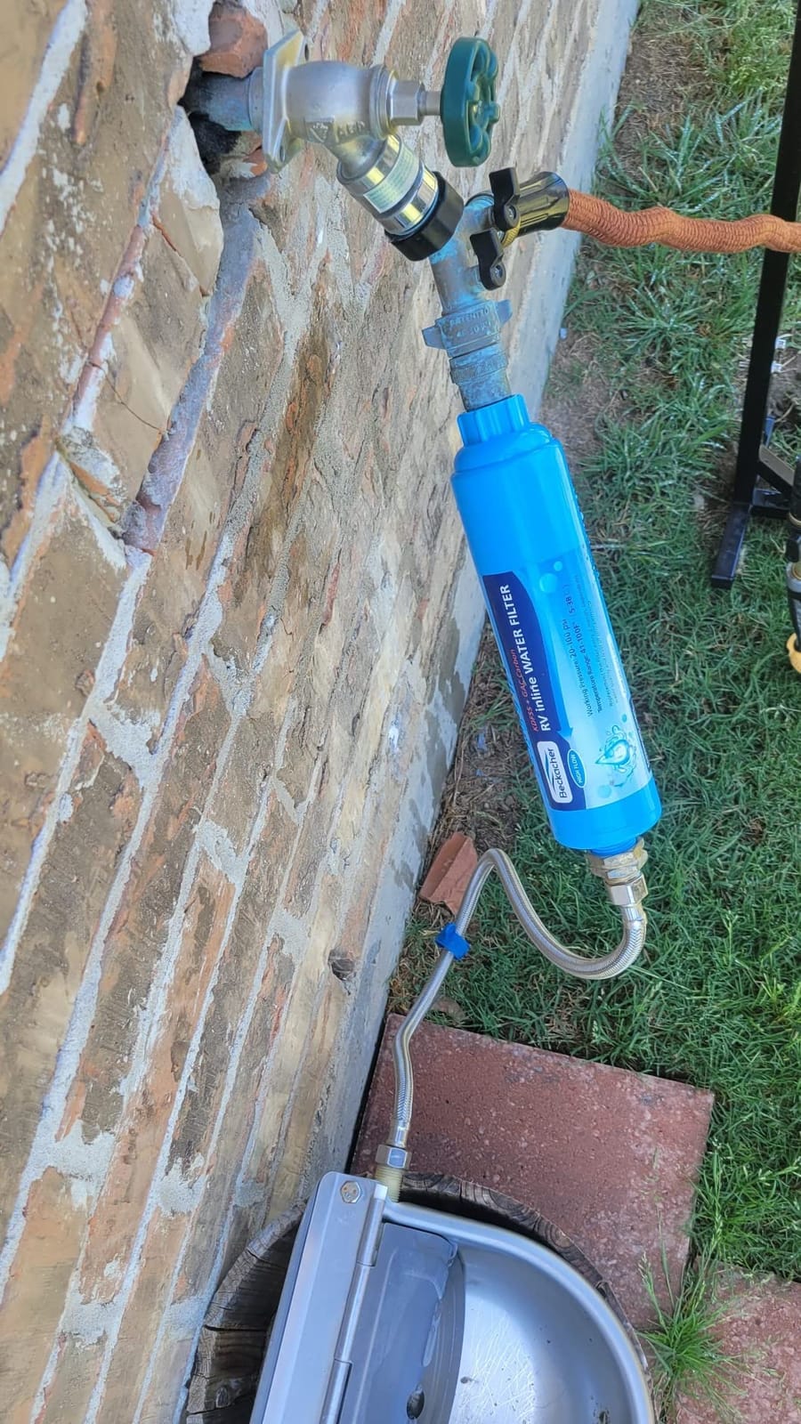 2-Pack Advanced RV Inline Water Filter with Flexible Hose Protector customer photo 1