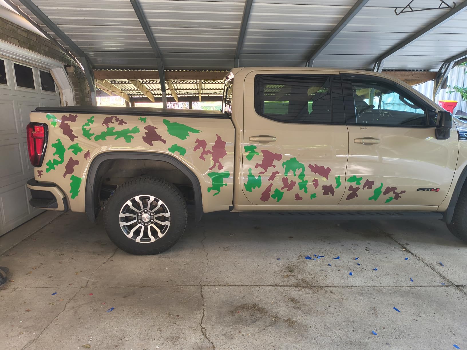Camouflage Car Decal Camo Car Side Stickers Decals Vinyl Wrap Camo Print Decals customer photo 1