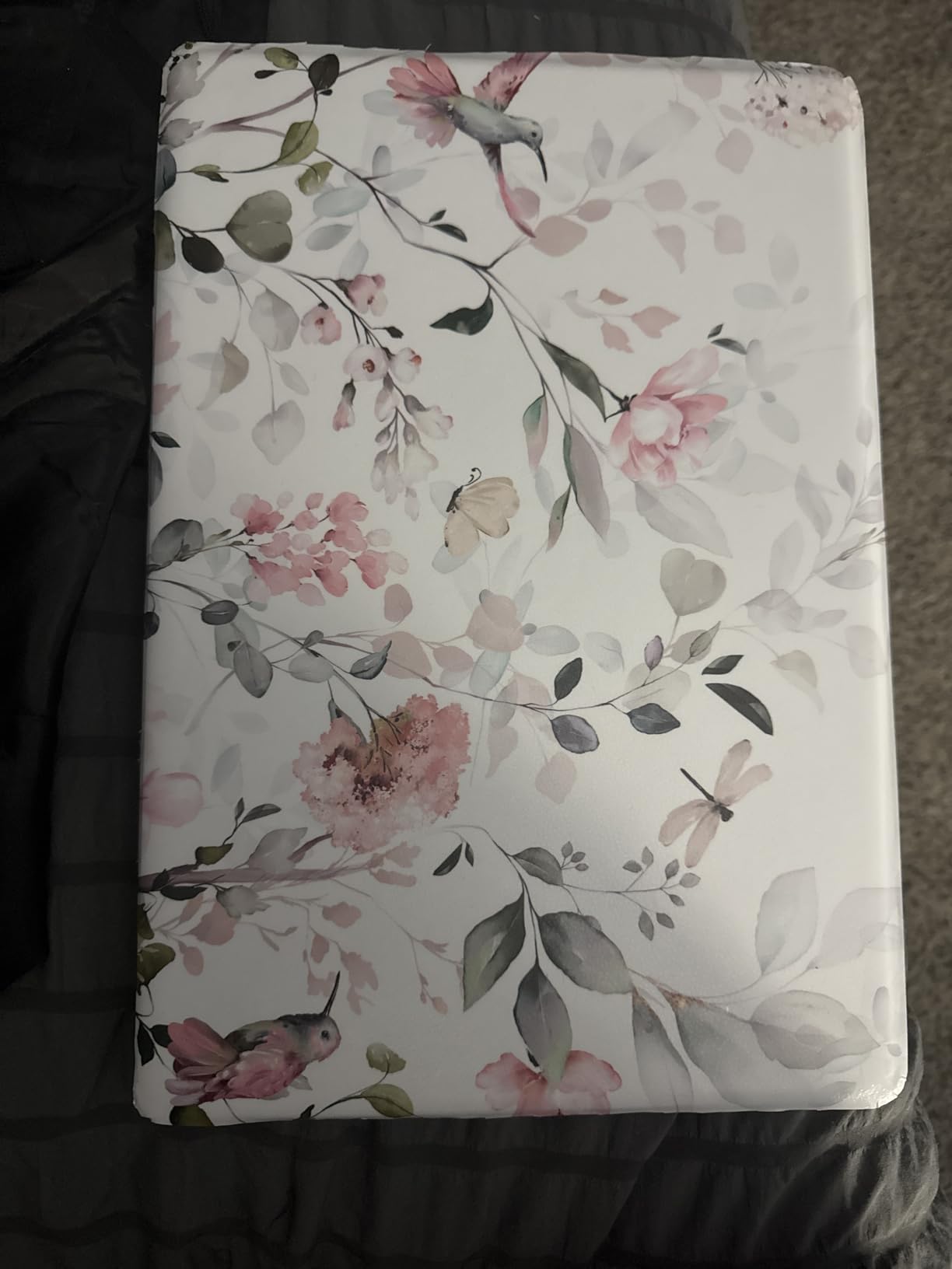 RICHEN Laptop Notebook Skin Sticker Cover Decal, 12 13 13.3 14 15 15.4 15.6 inch Laptop Vinyl Skin Sticker Cover Art Protector Notebook PC (Flowers and Birds) customer photo 2