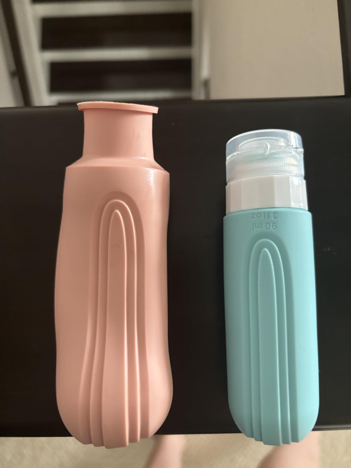 Travel Bottles for Toiletries, 5 Pack TSA Approved Travel Size Containers, 3oz Leak Proof Refillable Travel Accessories for Shampoo Conditioner, BPA Free Travel Bottles with Toiletry Bag customer photo 1
