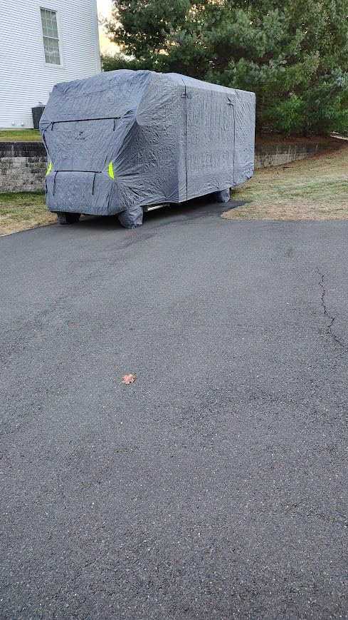 Fonzier RV Cover, Heavy Duty 9 Layers Travel Trailer Cover, 18-20FT customer photo 2