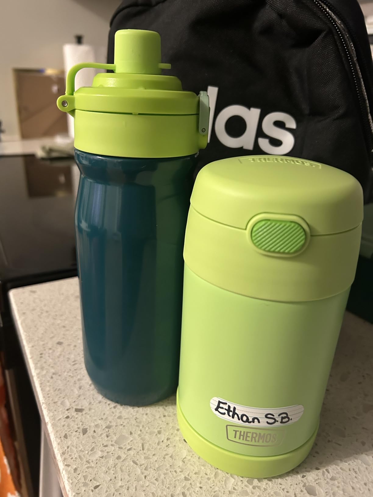 THERMOS FUNTAINER Food Jar with Spoon, 16oz, Matte Charcoal customer photo 1