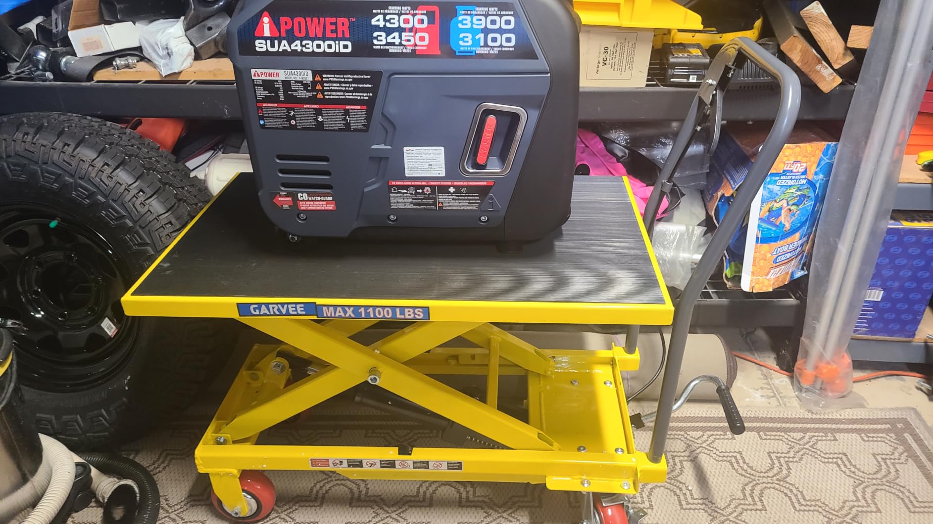 A-iPower 4300W Gas Propane Inverter Generator, Lightweight, Fuel Sense customer photo 2